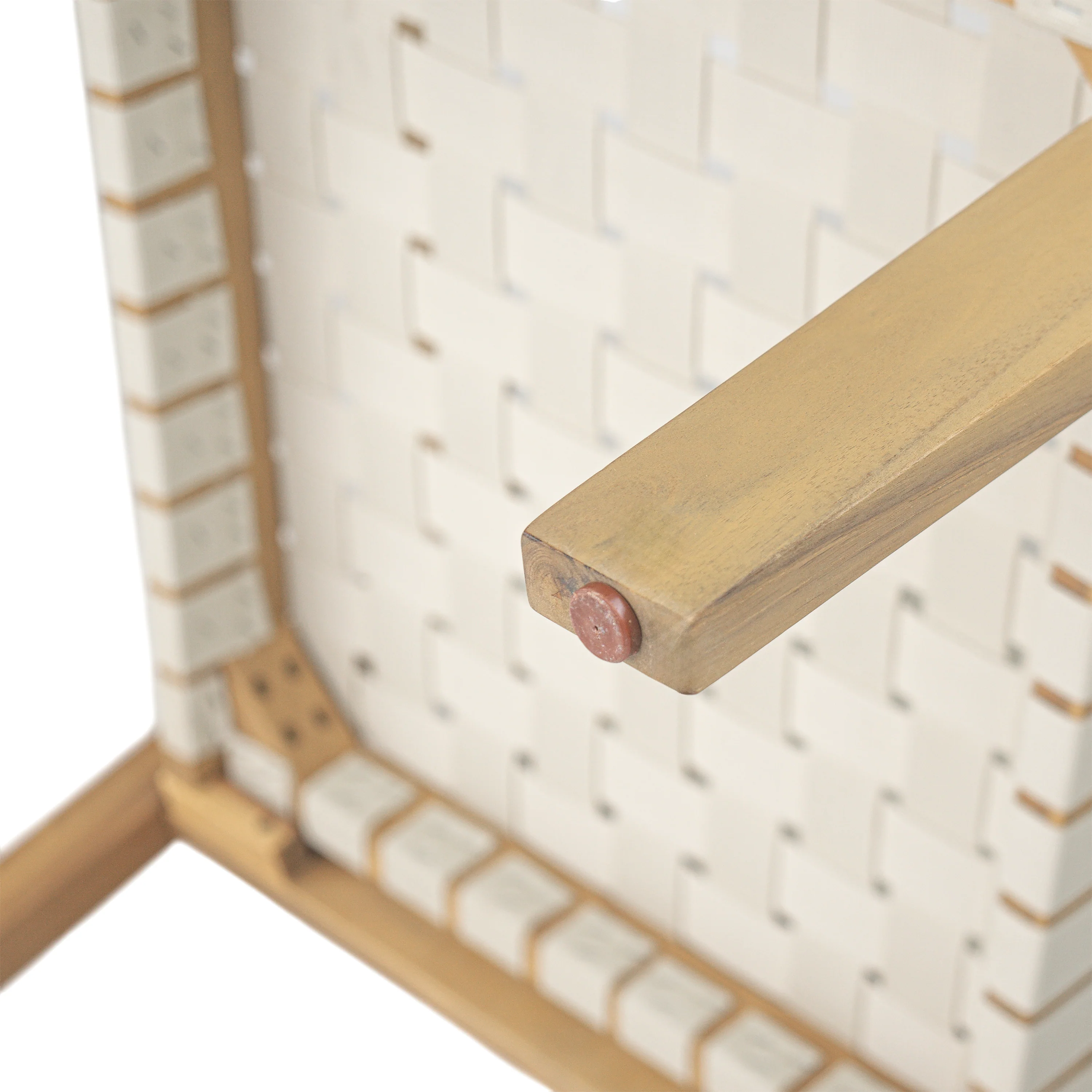 Finnley Modren Outdoor Lounge Chair with Woven Rope - furnishings