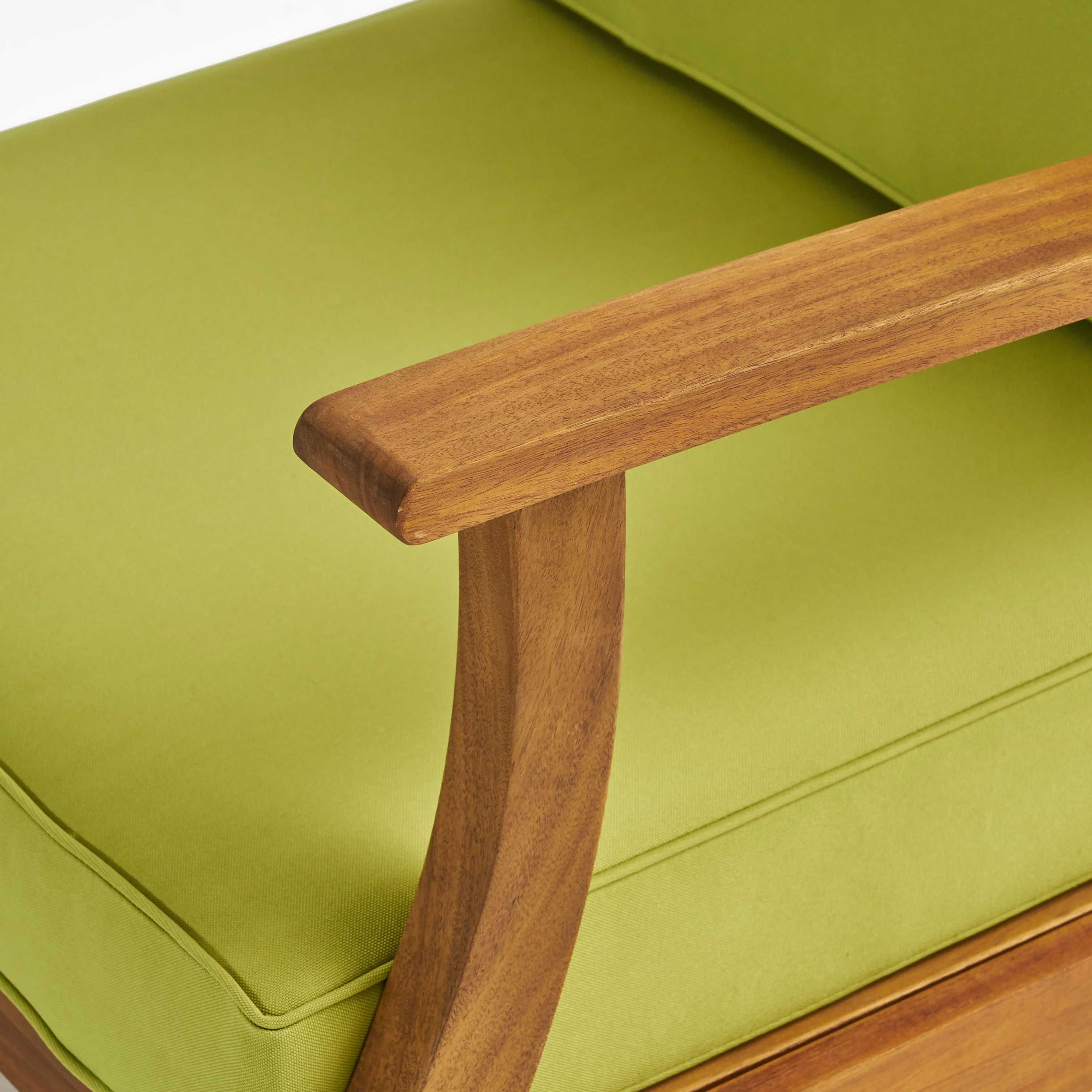 Abena Outdoor Acacia Wood Club Chair - furnishings