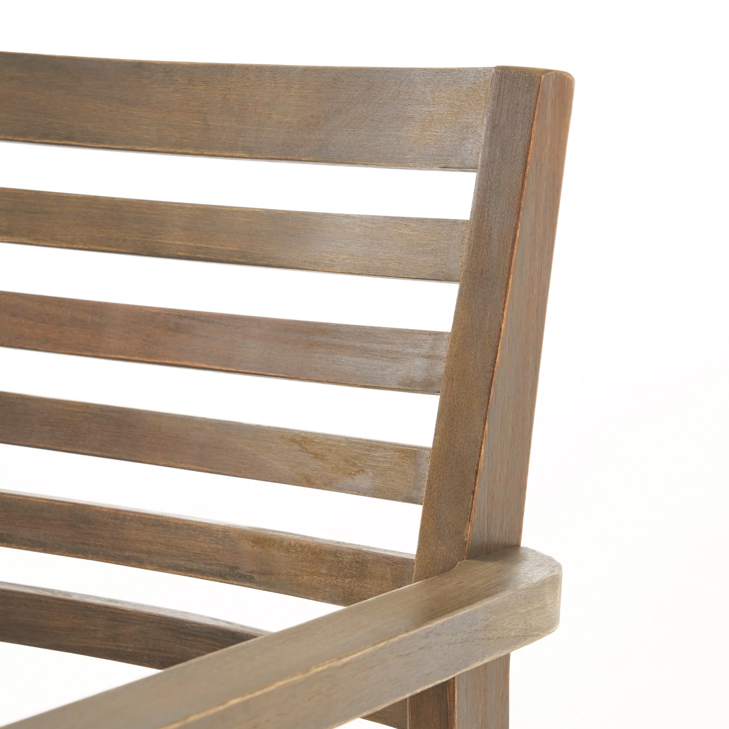 Esther Patio Dining Chairs, Acacia Wood and Outdoor Cushions - furnishings