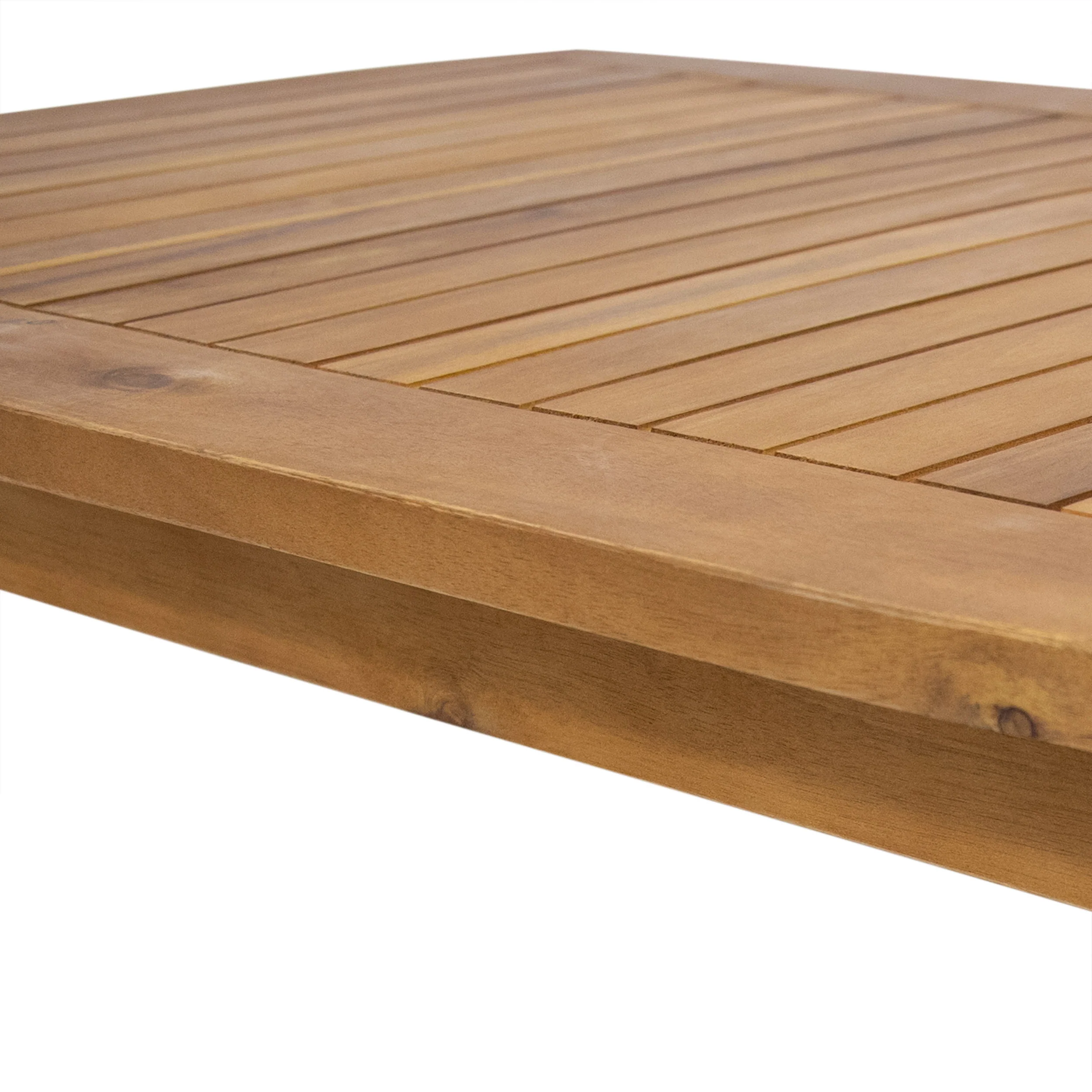 Emmry Outdoor Acacia Wood Loveseat Set with Coffee Table - furnishings