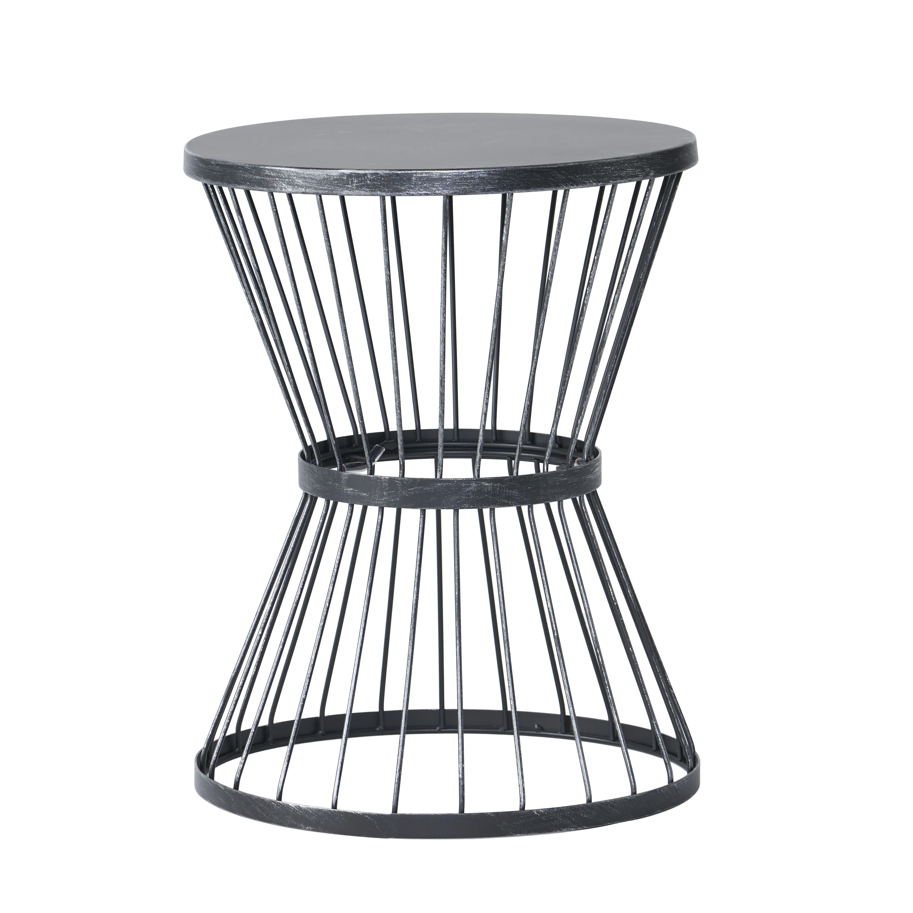 Fern Outdoor 16 Inch Iron Side Table - furnishings
