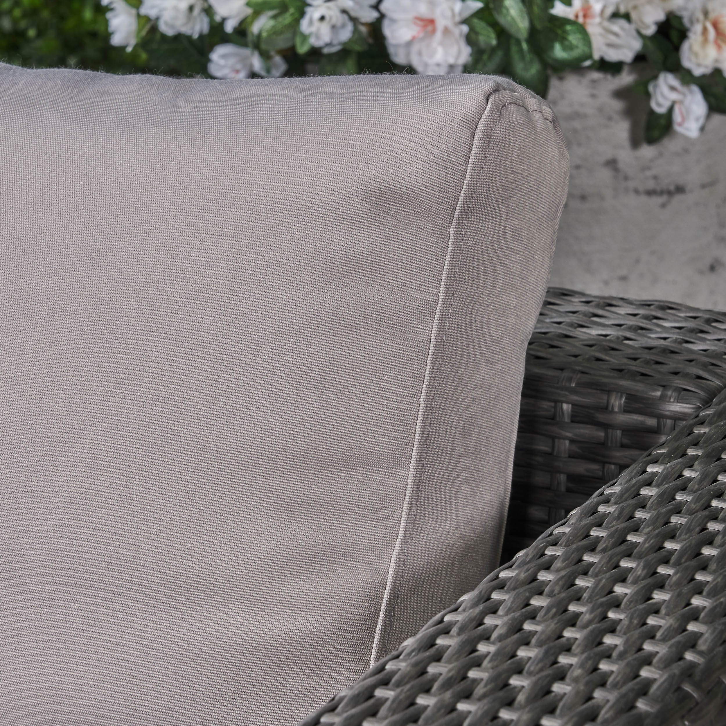 Valentina Outdoor 5-Seater Sectional Sofa Set with Club Chair and Storage Ottoman - furnishings