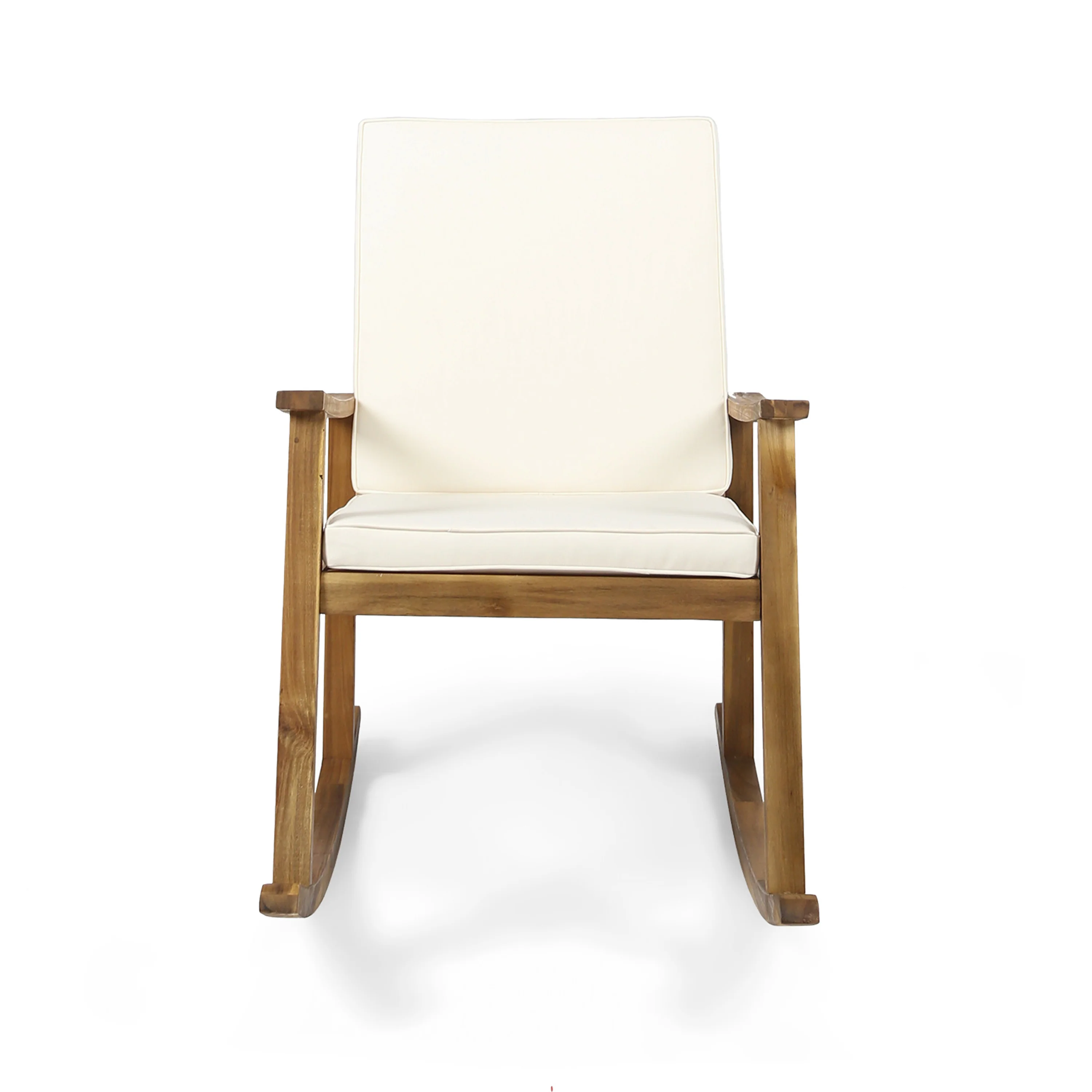 Aeney Outdoor Acacia Wood Rocking Chair - furnishings
