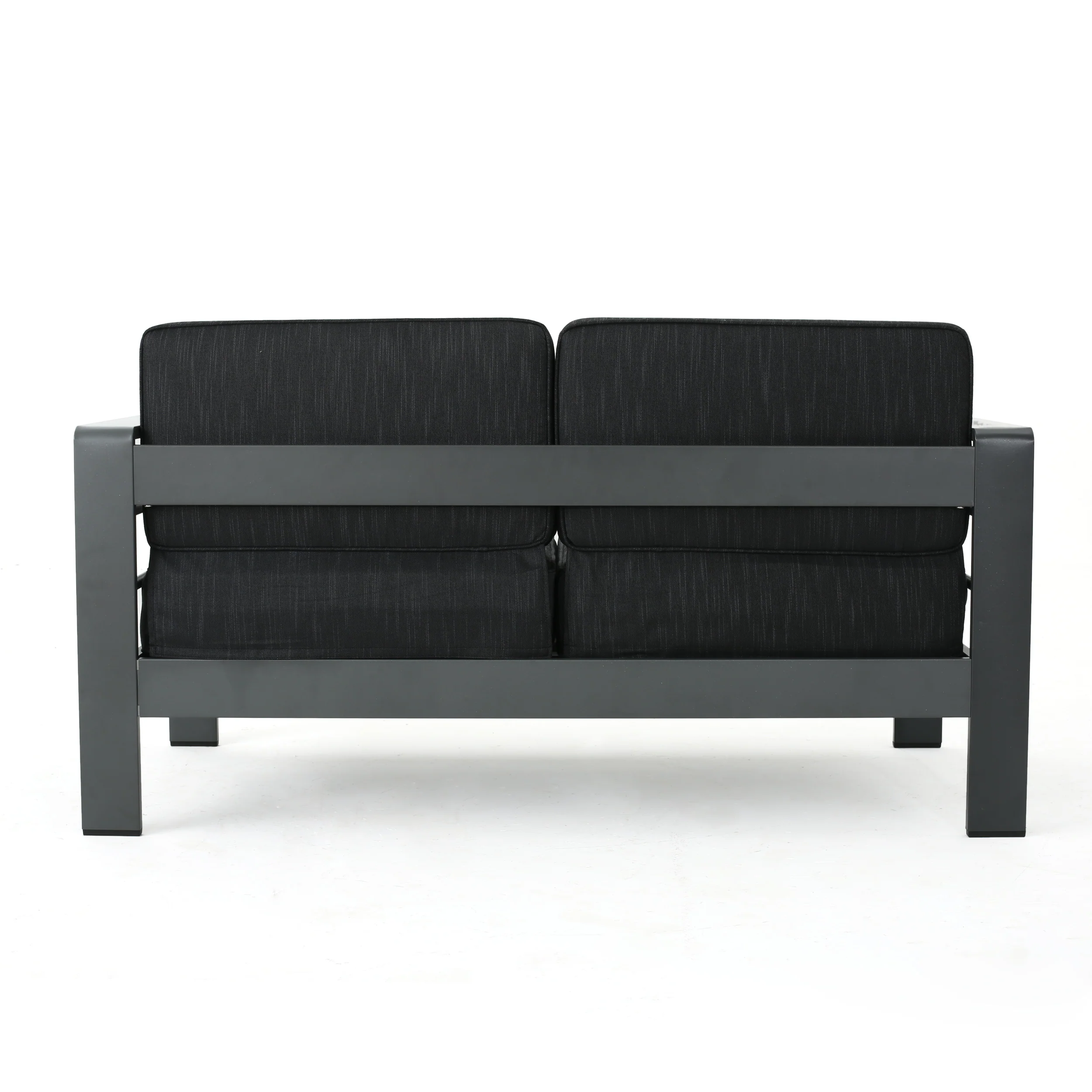 Crested Bay Outdoor 5 Piece Chat Set with Cushions and Fire Pit - furnishings