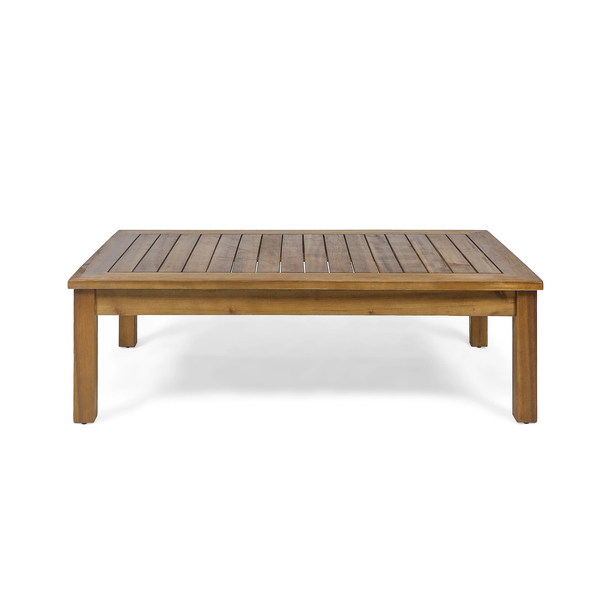 Makayla Ana Outdoor 3 Seater Acacia Wood Sofa Sectional with Cushions - furnishings