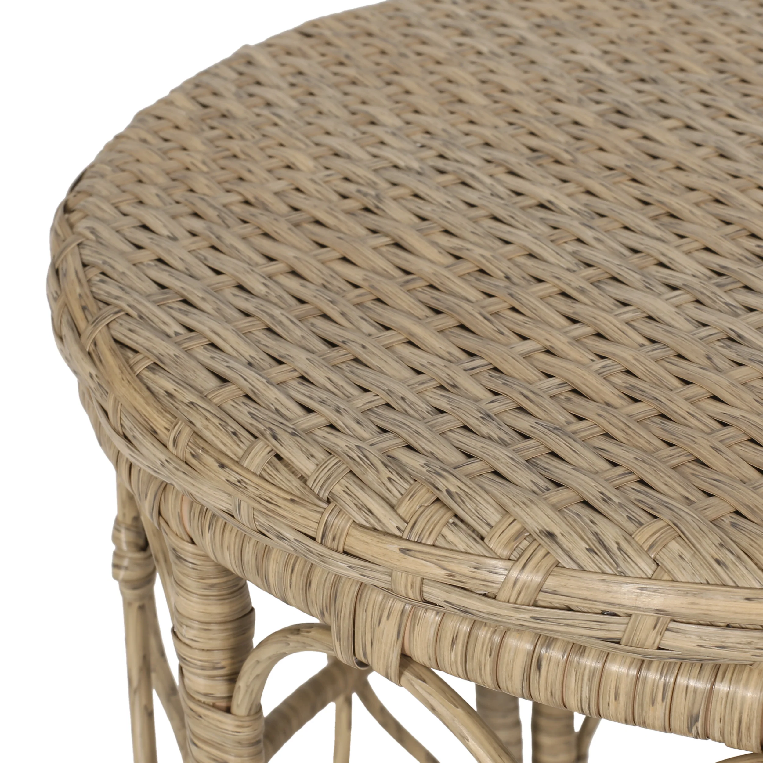 Colmar Outdoor Wicker Side Table - furnishings