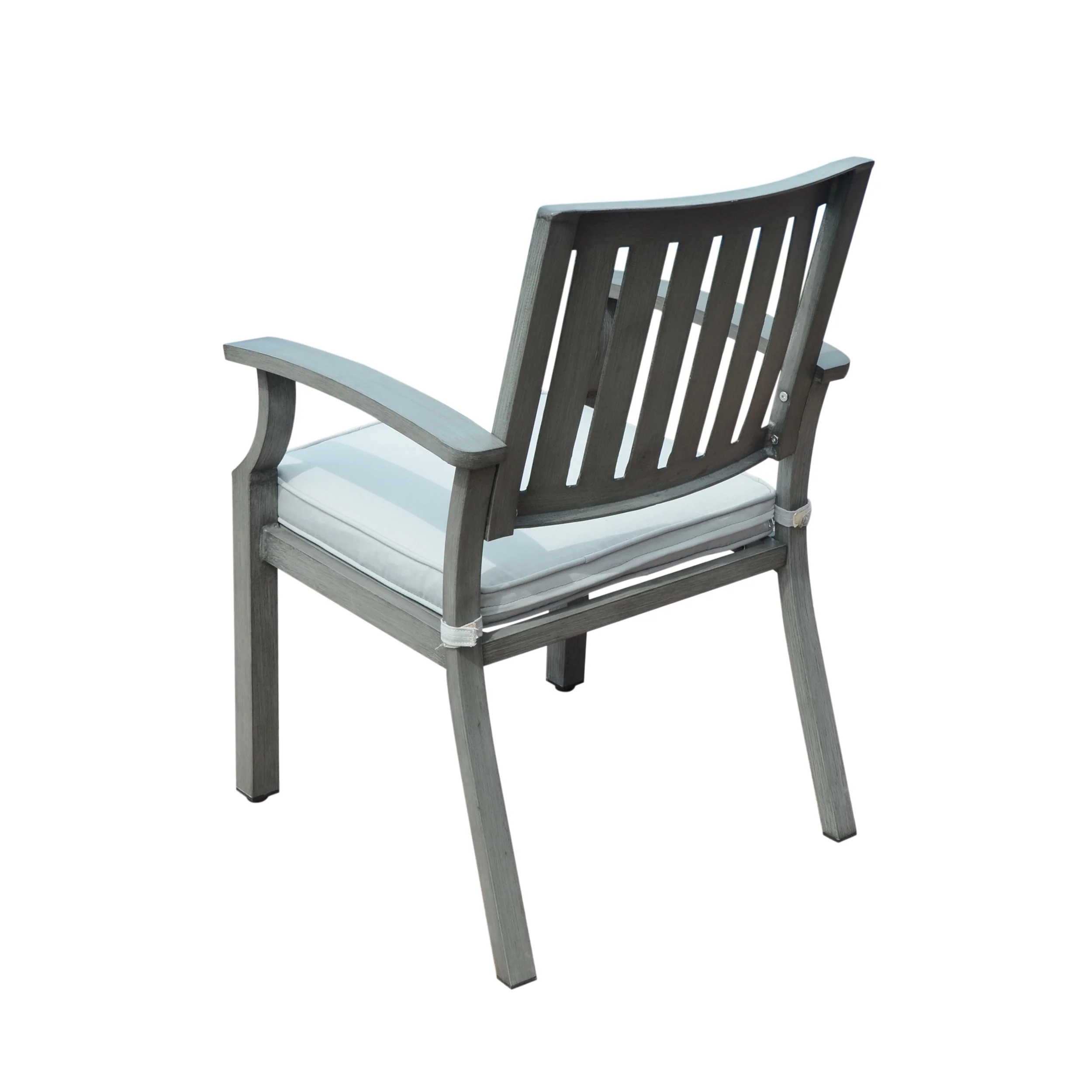 Zoey Outdoor Modern Aluminum Dining Chair With Cushion (Set of 2) - furnishings