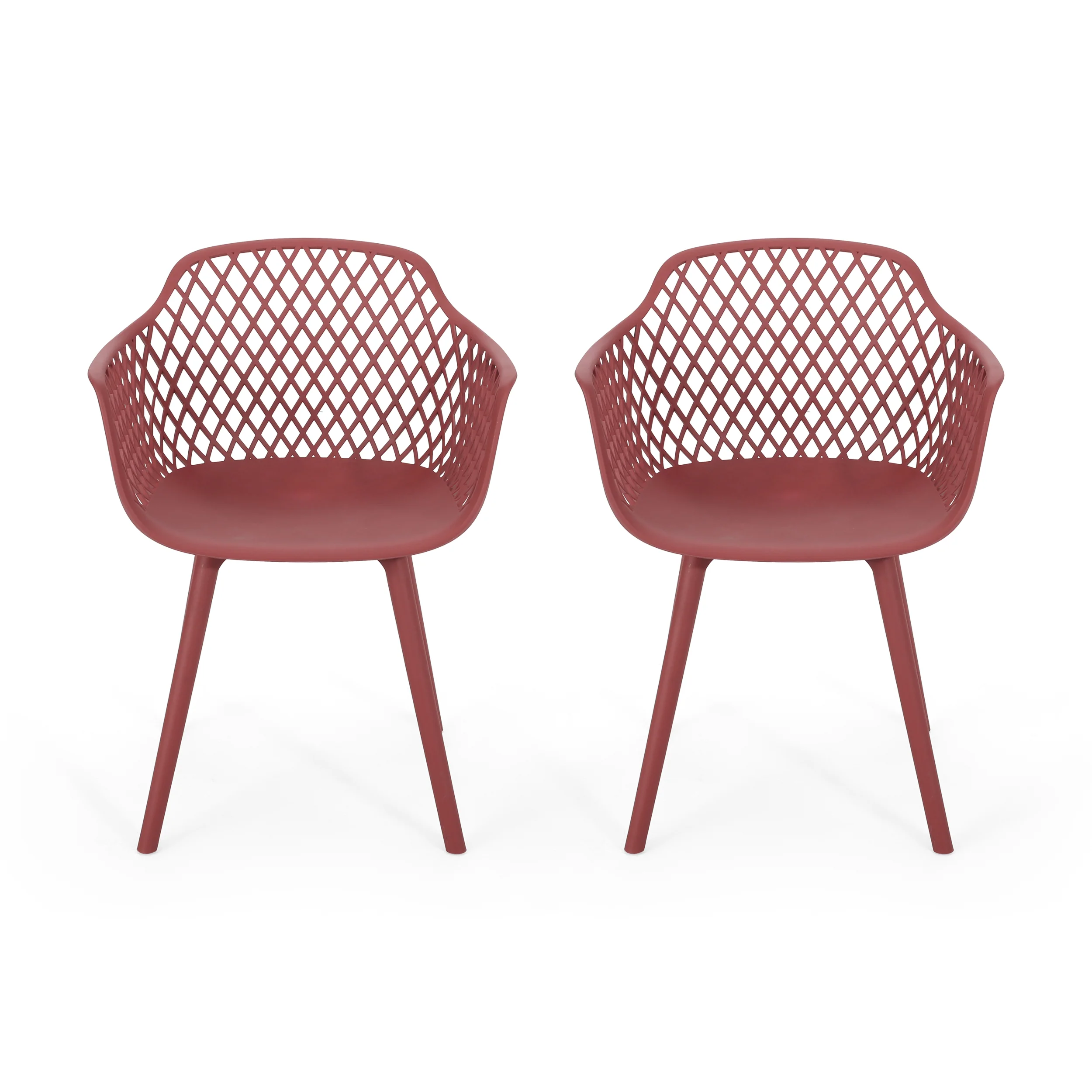 Tate Outdoor Modern Dining Chair (Set of 2) - furnishings