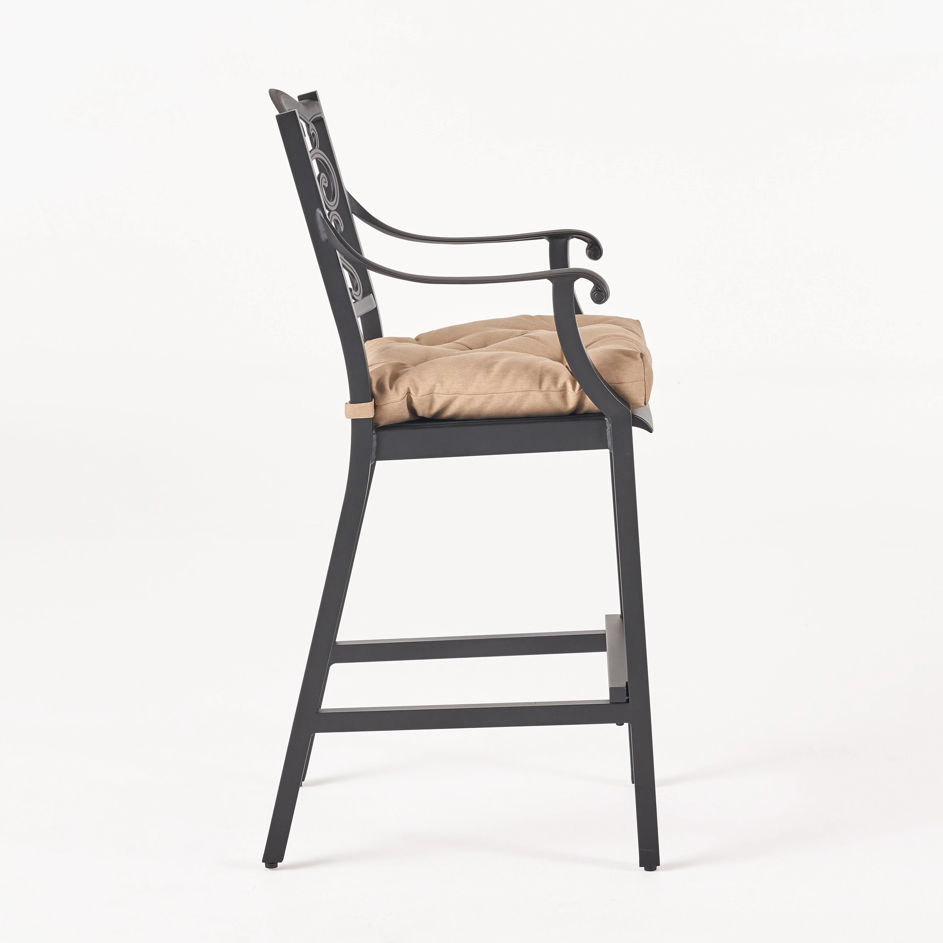 Prescott Outdoor Barstool with Cushion (Set of 4) - furnishings