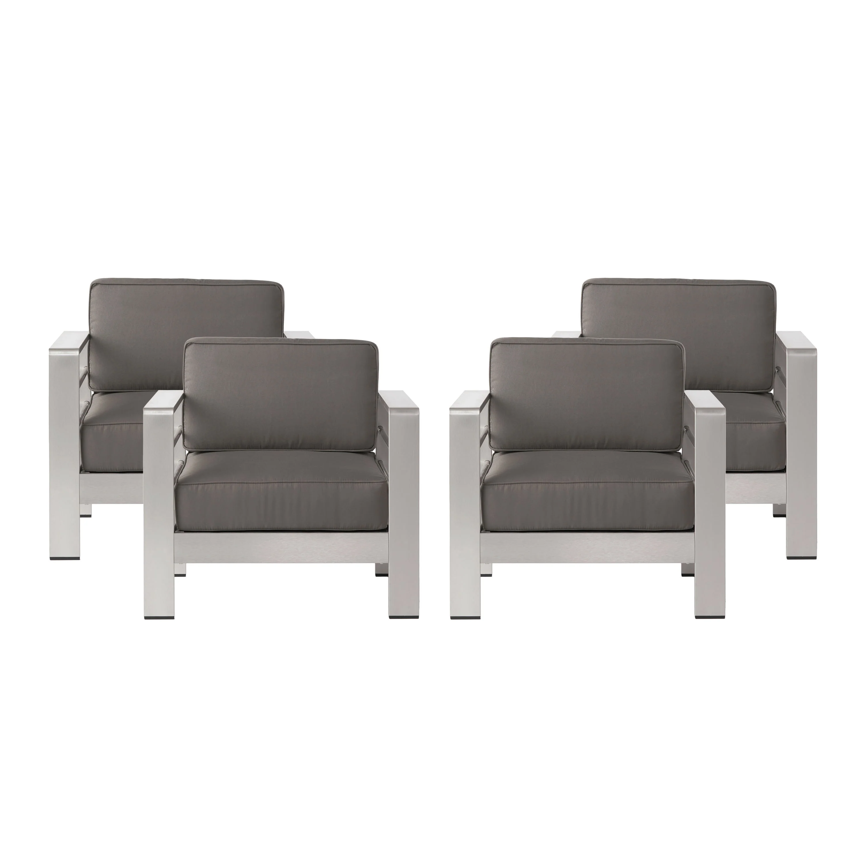 Coral Bay Outdoor Club Chairs w/ Water Resistant Cushions - furnishings