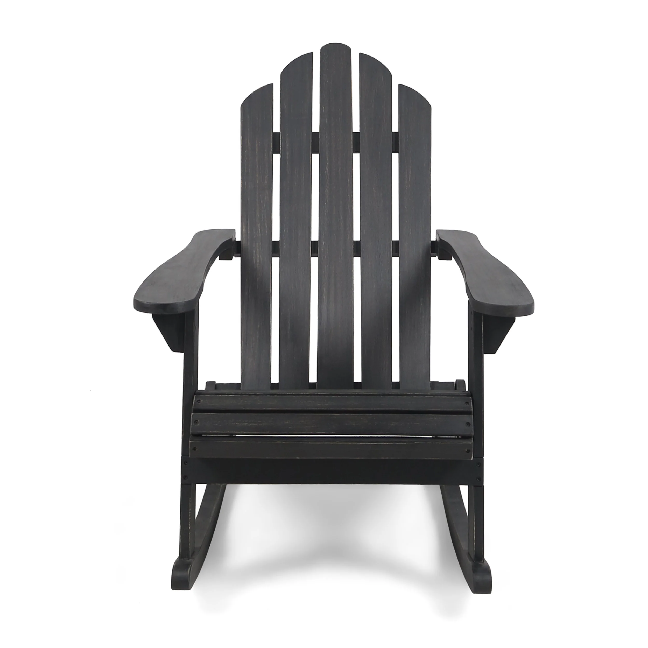 Cara Outdoor Adirondack Acacia Wood Rocking Chair - furnishings