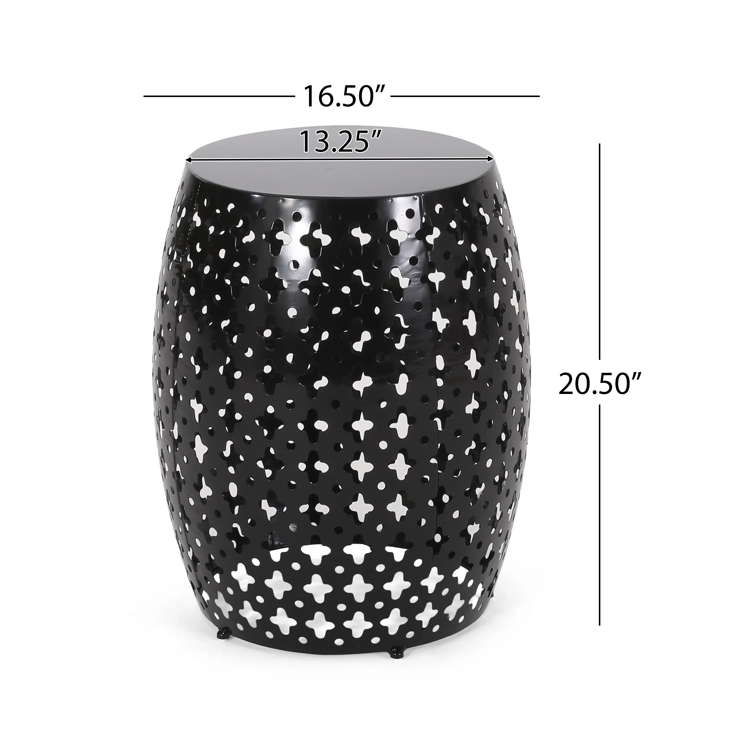 Wichita Outdoor Metal Side Table - furnishings