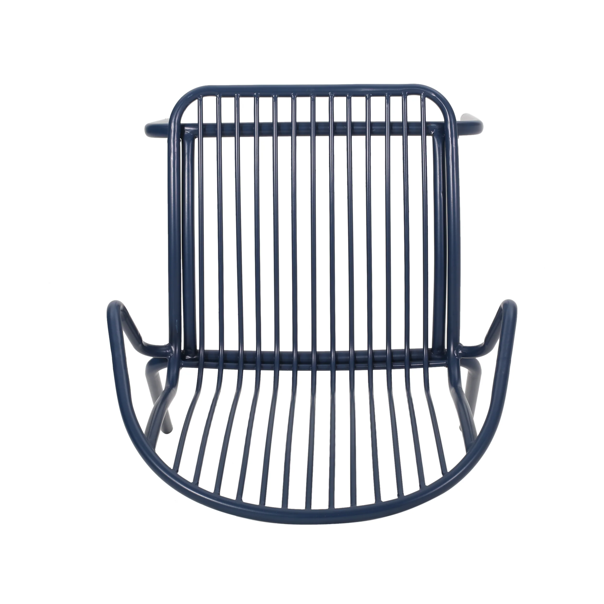 Emily Outdoor Modern Iron Club Chair (Set of 2) - furnishings