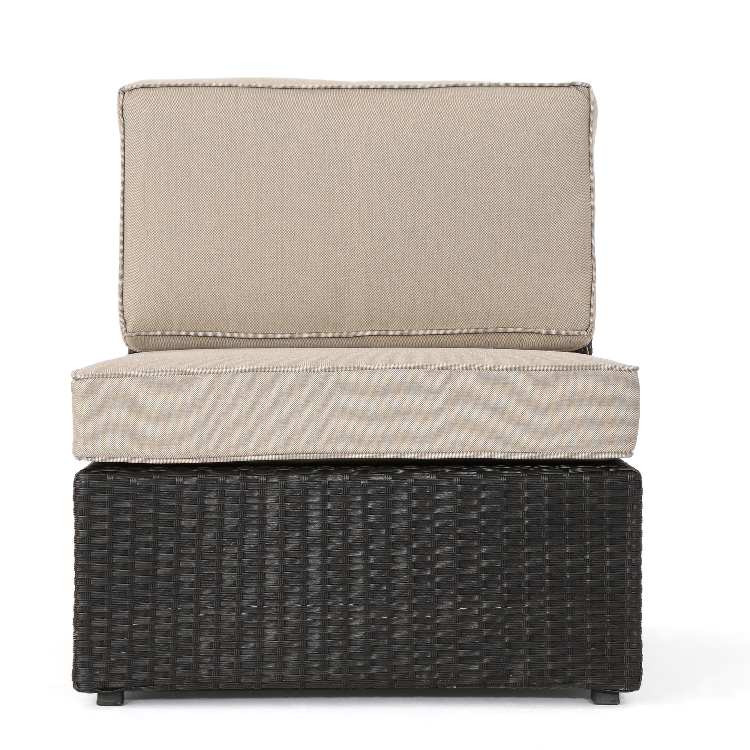 Reddington 12pc Outdoor Wicker Sectional Sofa Set w/ Cushions - furnishings
