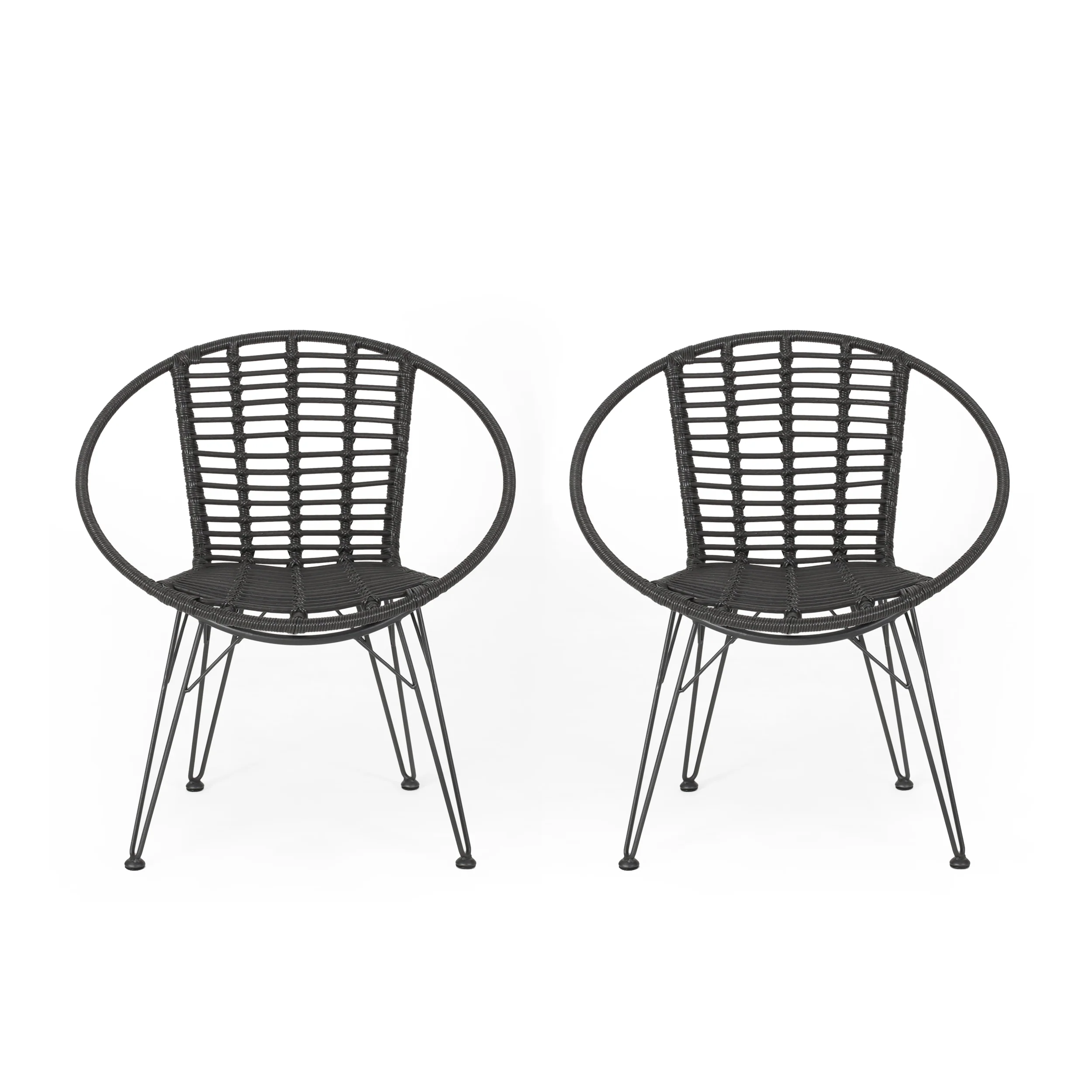 Winnie Outdoor Wicker Dining Chairs (Set of 2) - furnishings