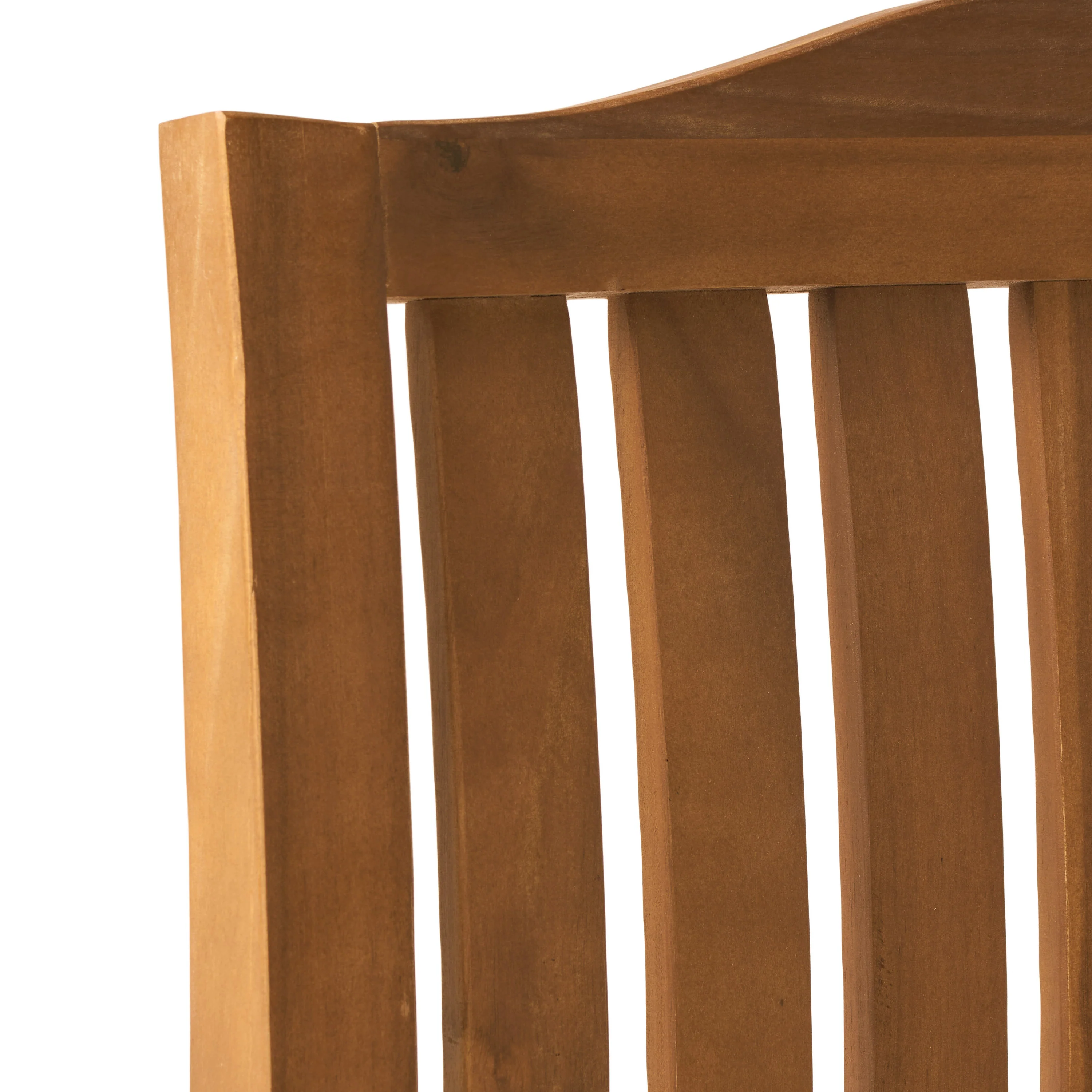 Tampa Teak Finish Acacia Wood Outdoors Dining Chairs (Set of 2) - furnishings