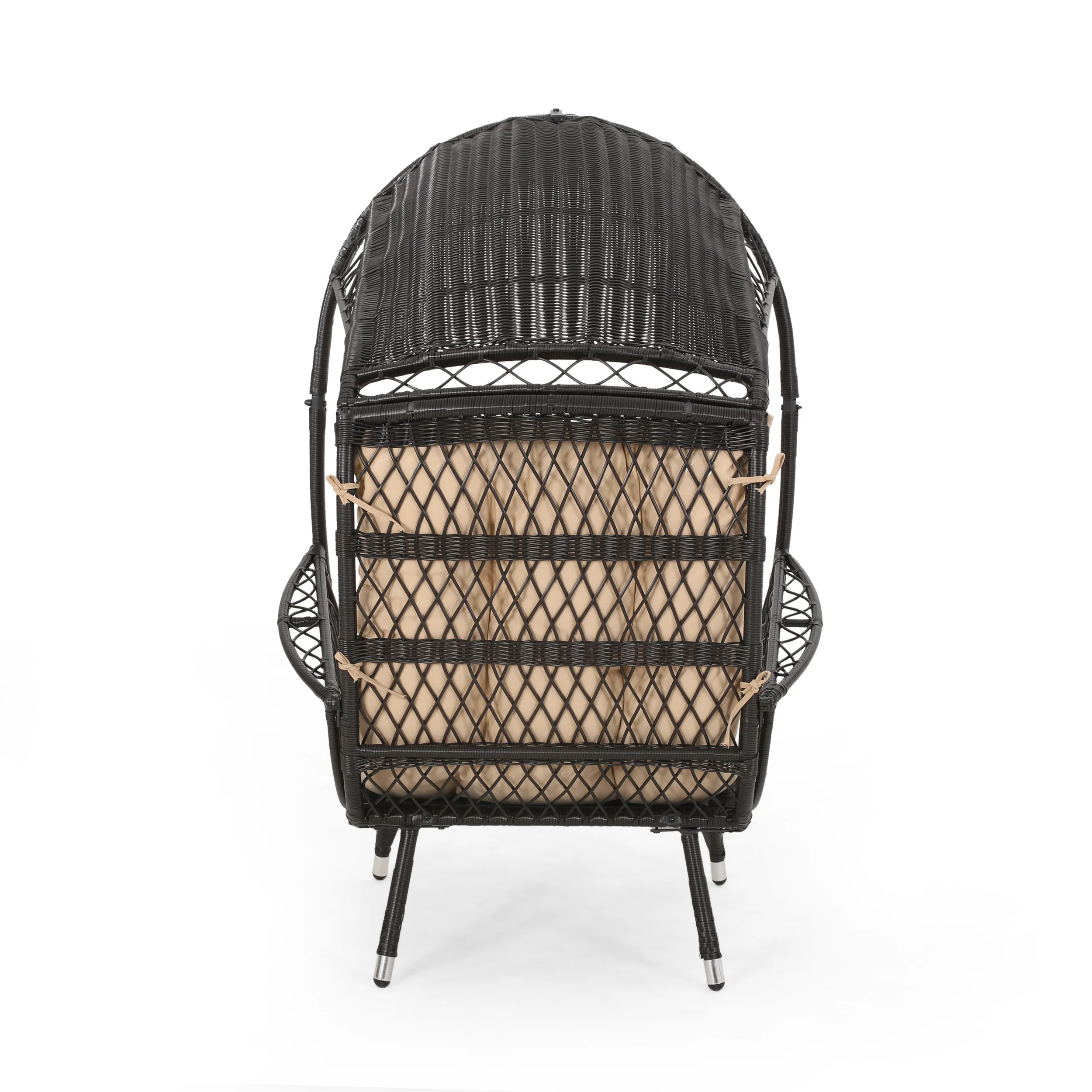 Primo Outdoor Wicker Freestanding Basket Chair - furnishings