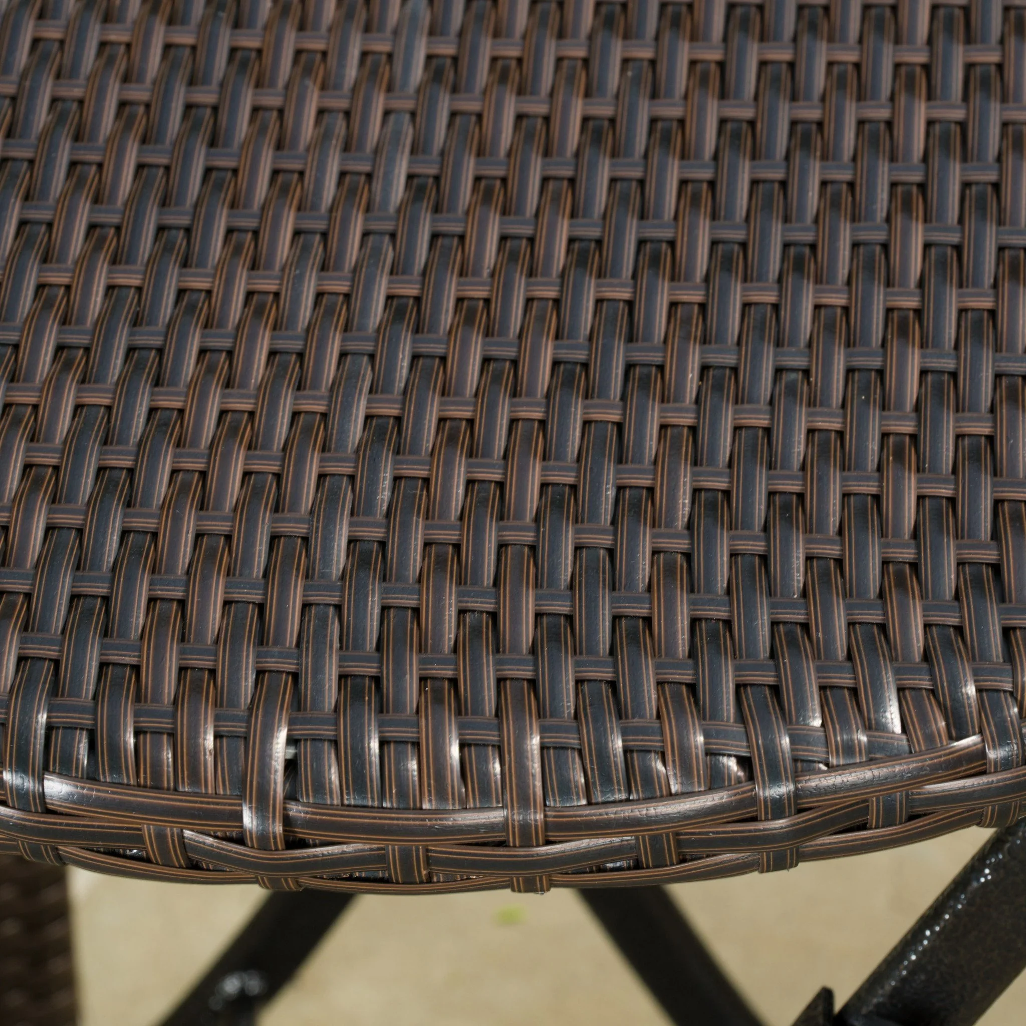 Finnish Outdoor Wicker Bistro Set - furnishings