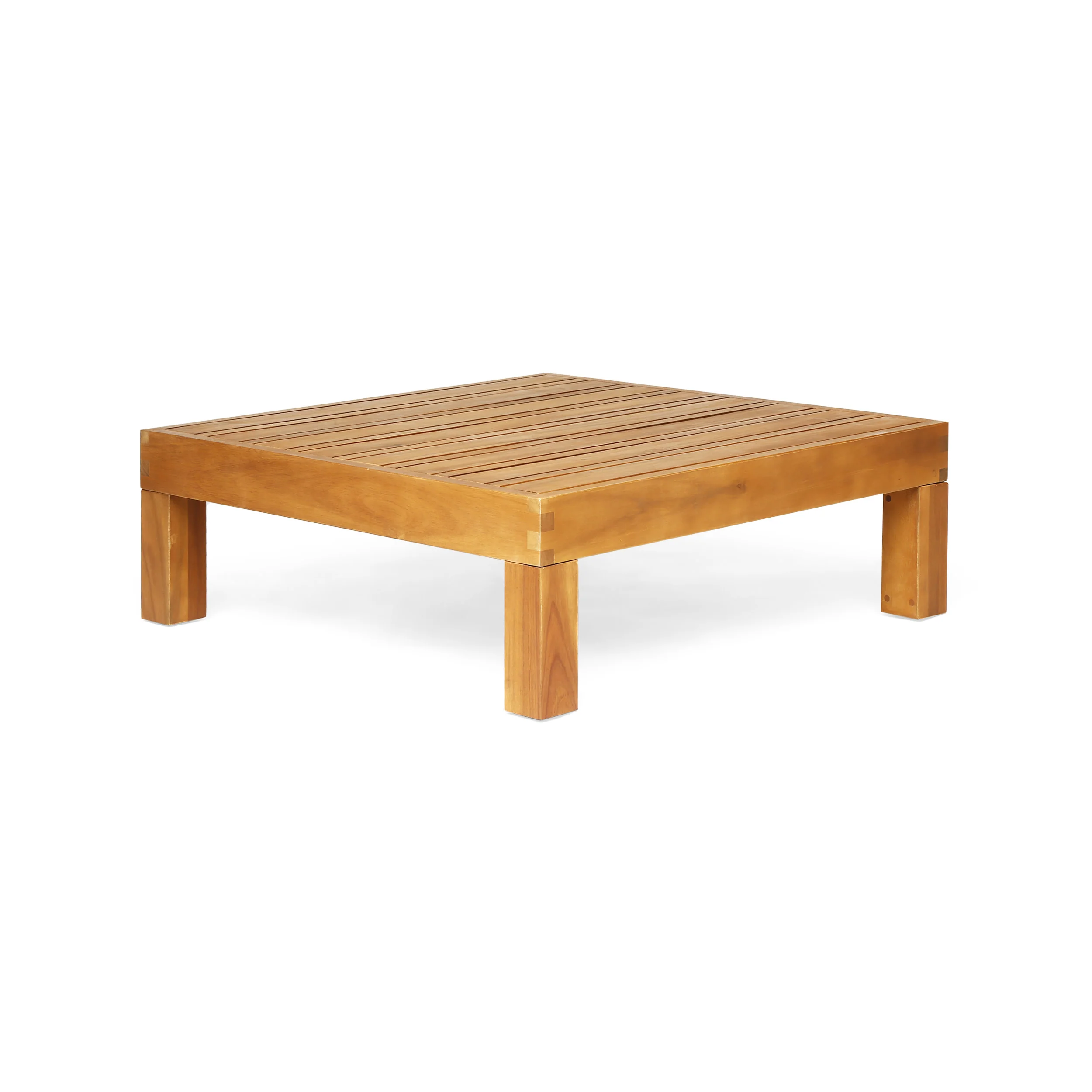Cascada Outdoor Acacia Wood Coffee Table - furnishings