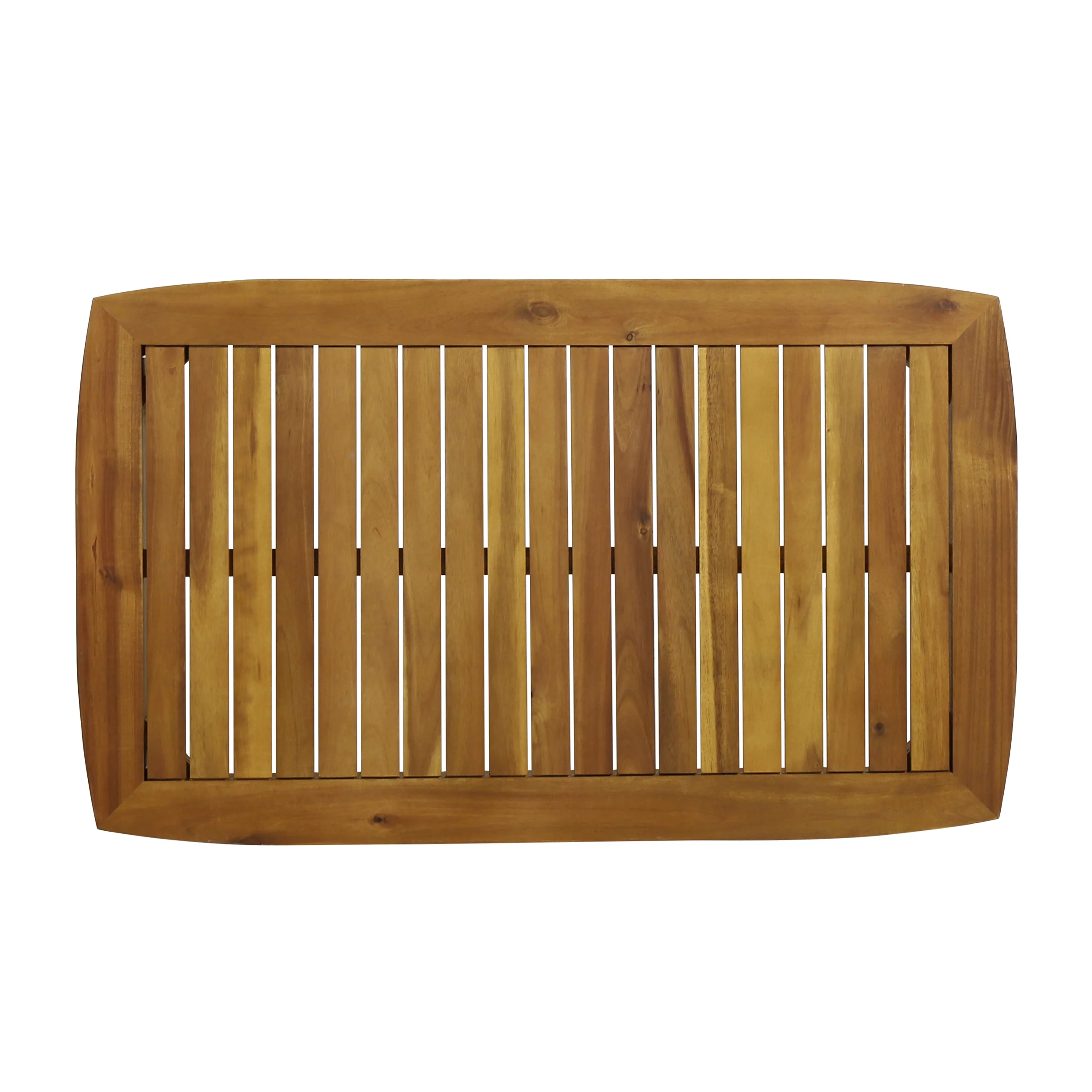 Emmry Outdoor Acacia Wood 4 Seater Chat Set with Coffee Table - furnishings