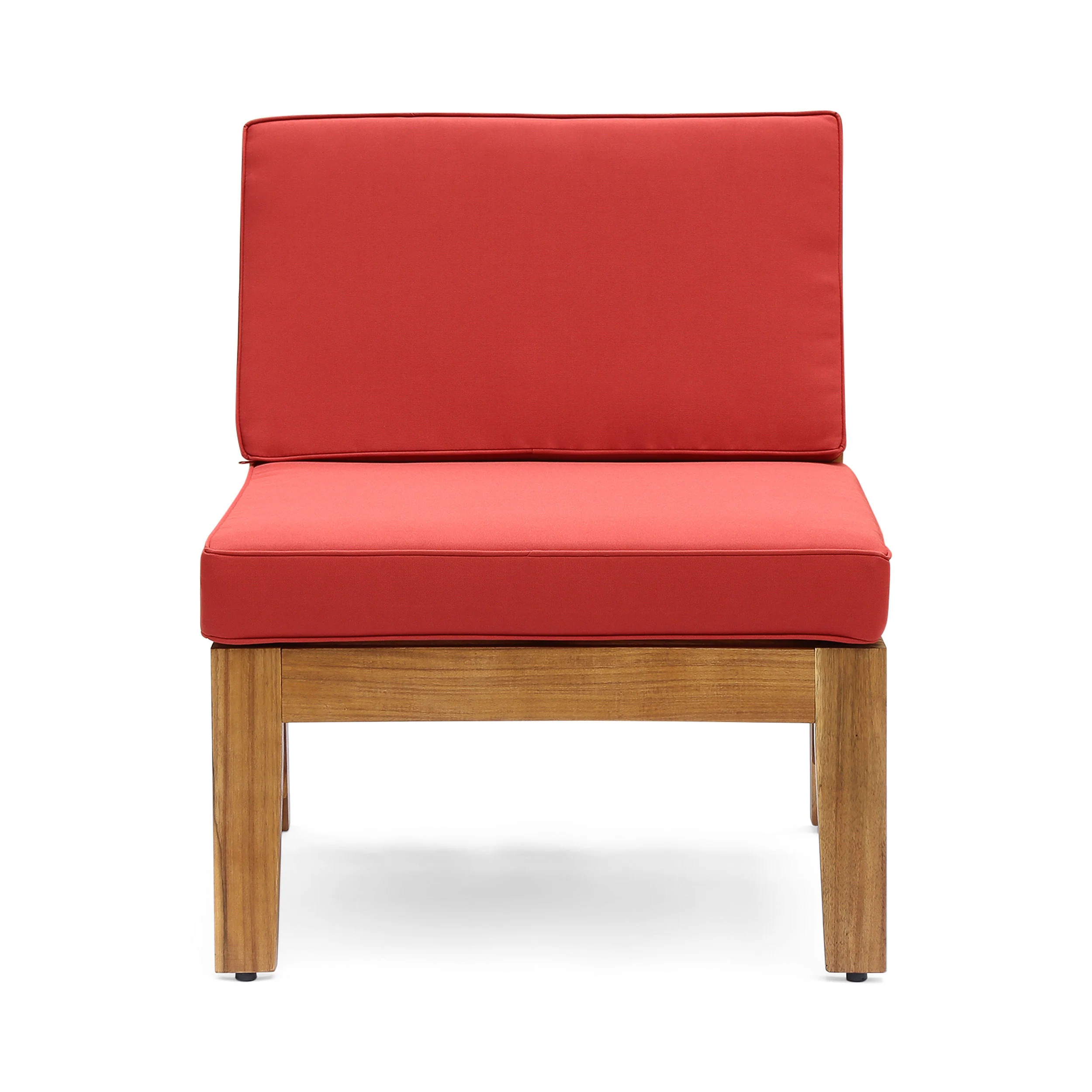 Ray Outdoor Acacia Wood 10 Seater Sectional Sofa Set with Two Coffee Tables - furnishings
