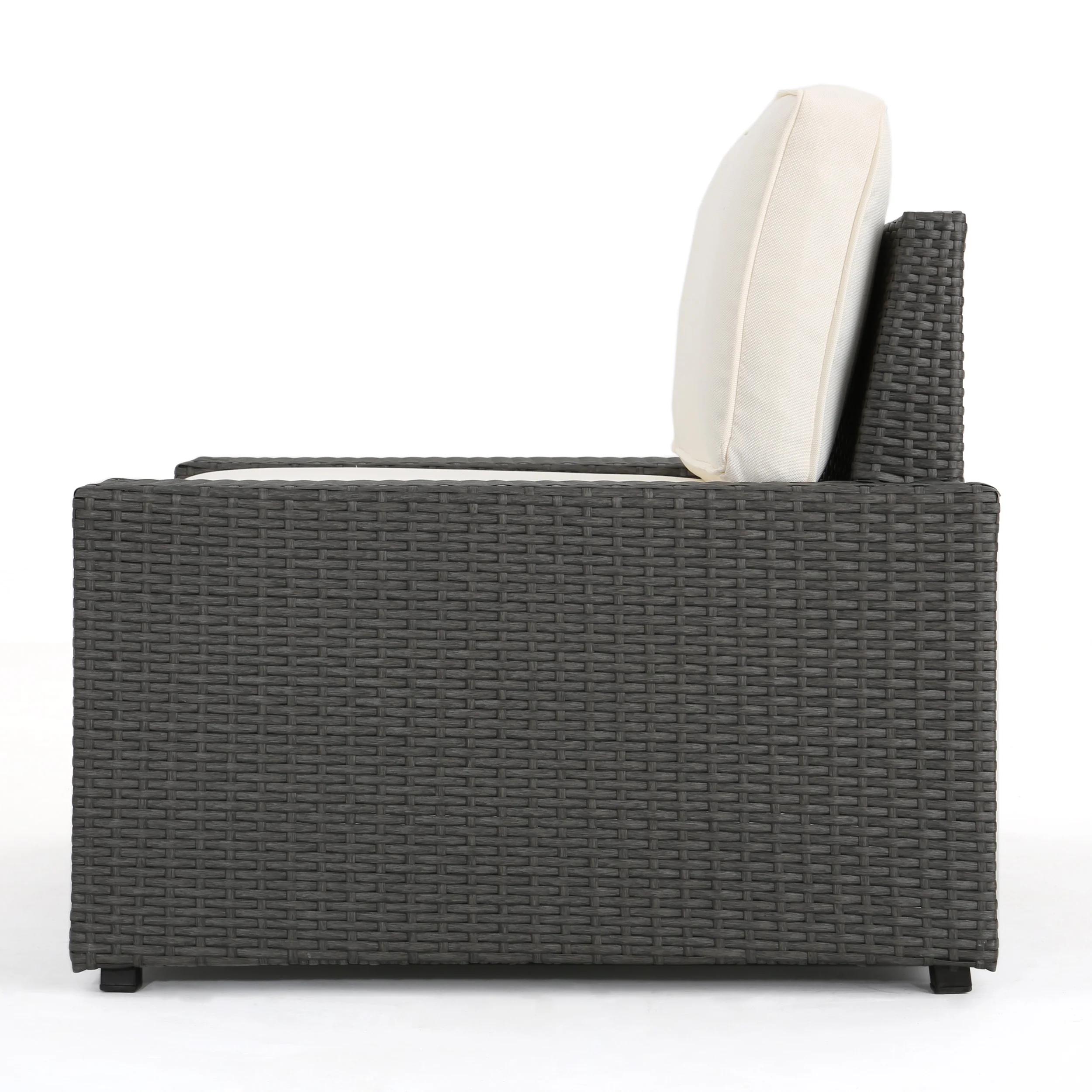 Felicity Outdoor Wicker Club Chair with Cushions - furnishings