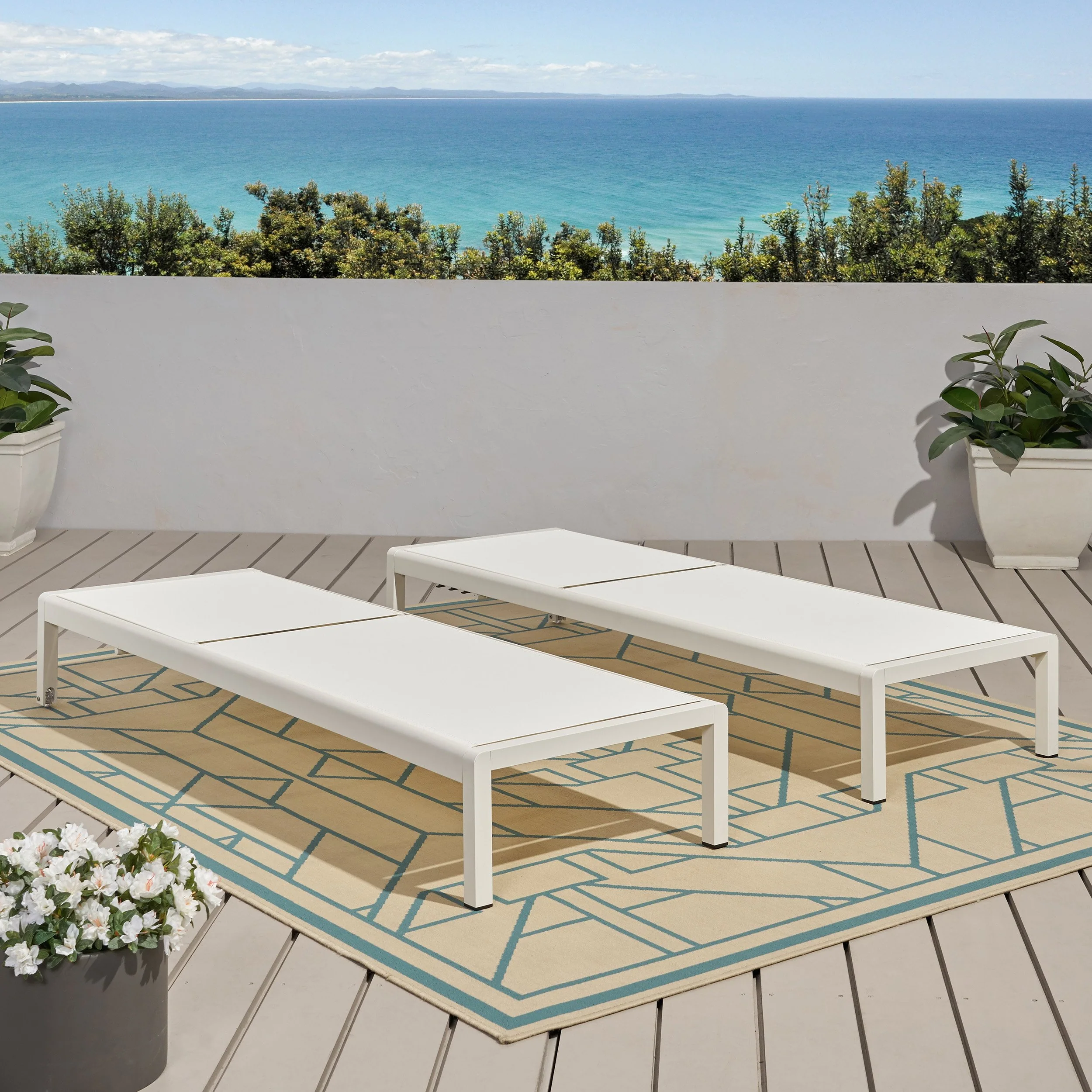 Cherie Outdoor Chaise Lounge - furnishings