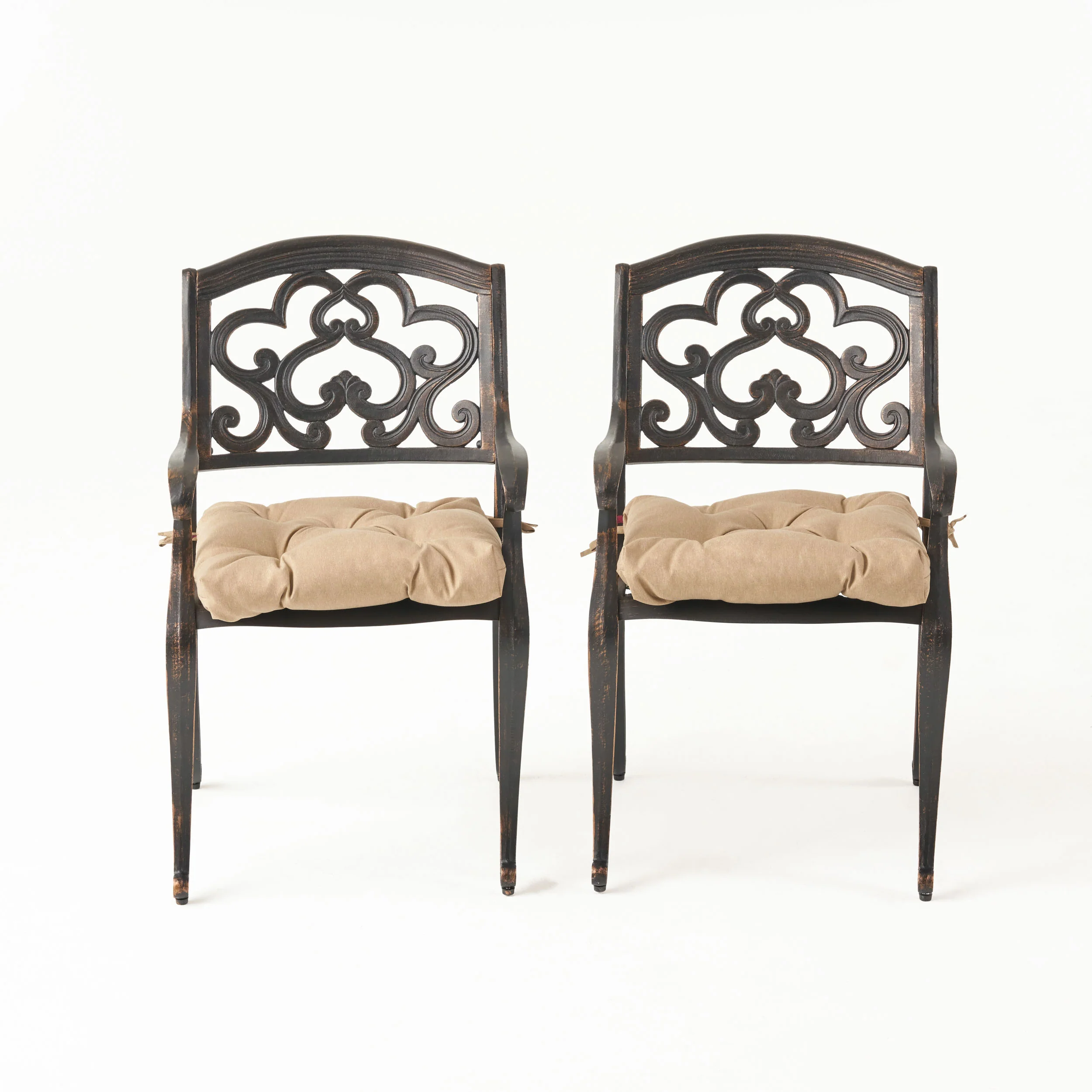 Carlton Outdoor Dining Chair with Cushion (Set of 2) - furnishings