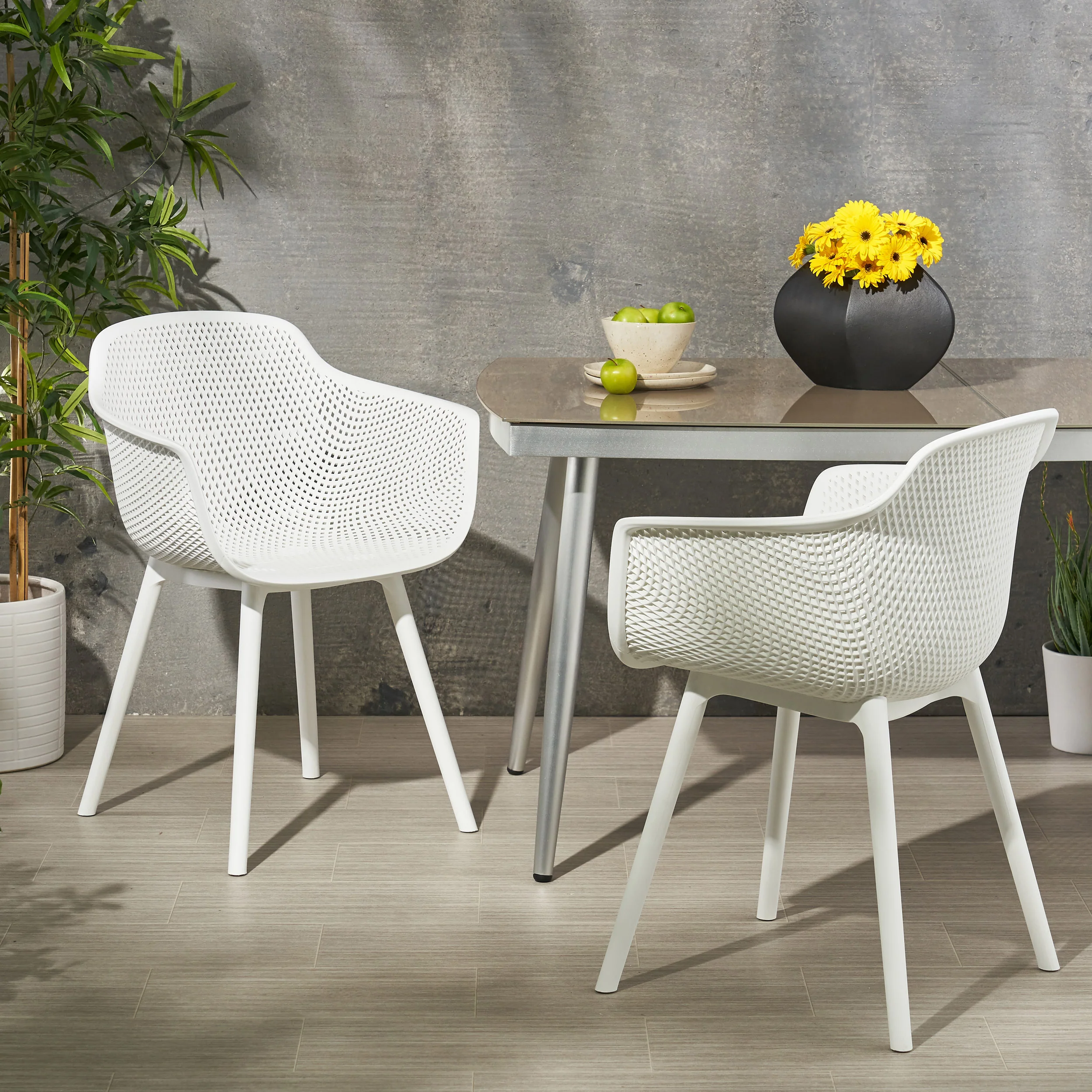 Barbados Outdoor Modern Dining Chairs - furnishings