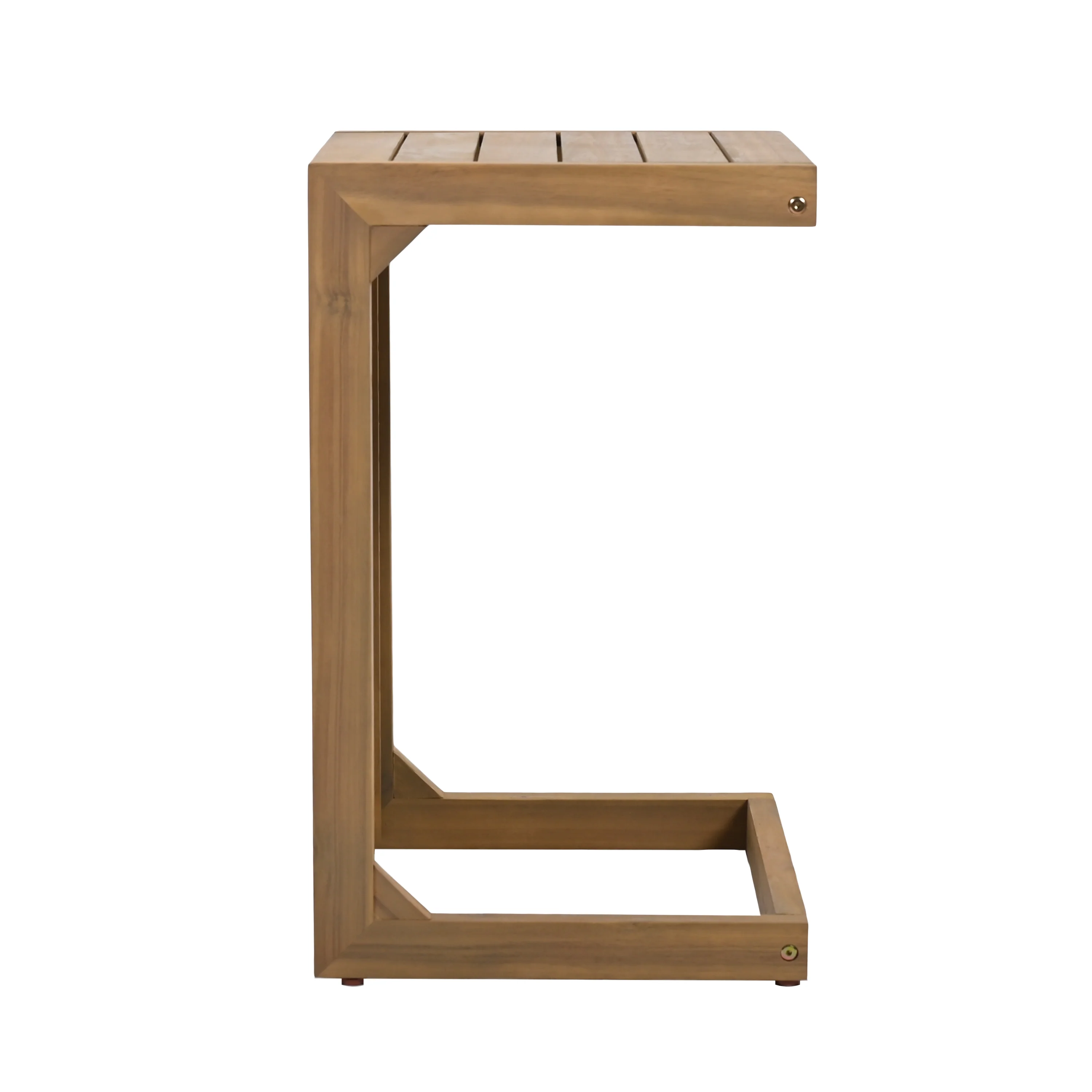 Elow Modern C-Shaped End Table - furnishings