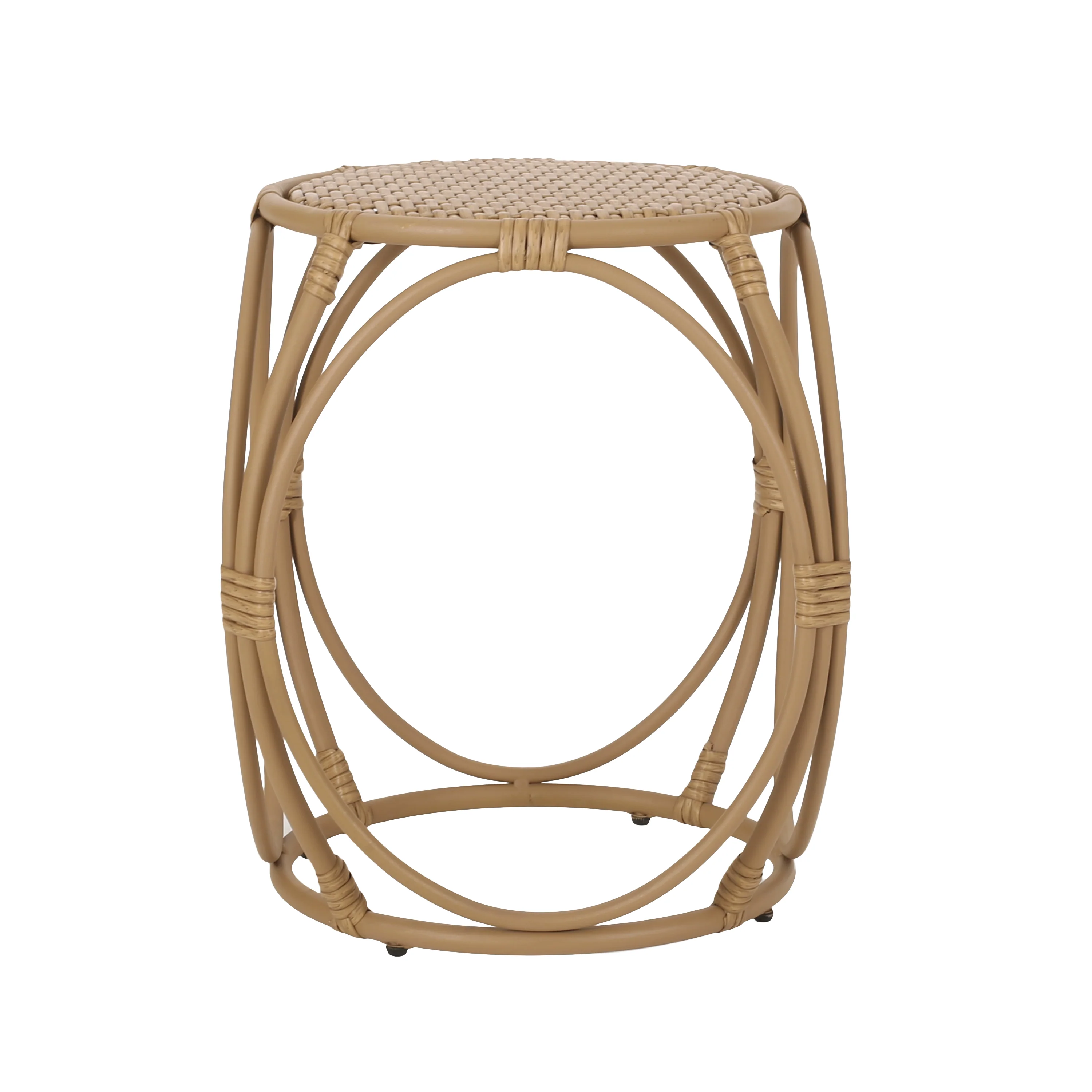Coston Outdoor Wicker Side Table - furnishings