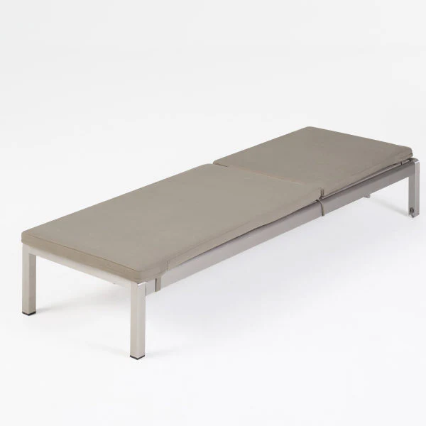 Cherie Modern Outdoor Adjustable Chaise Lounge with Cushion - furnishings