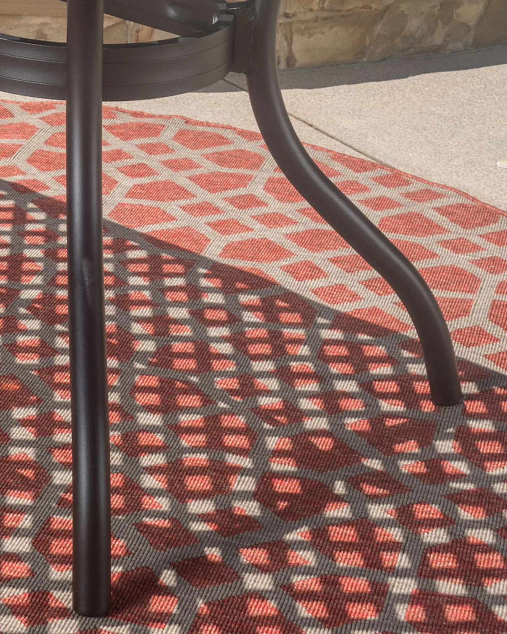 Taylor Black Sand Cast Aluminum Rectangle Table - furnishings