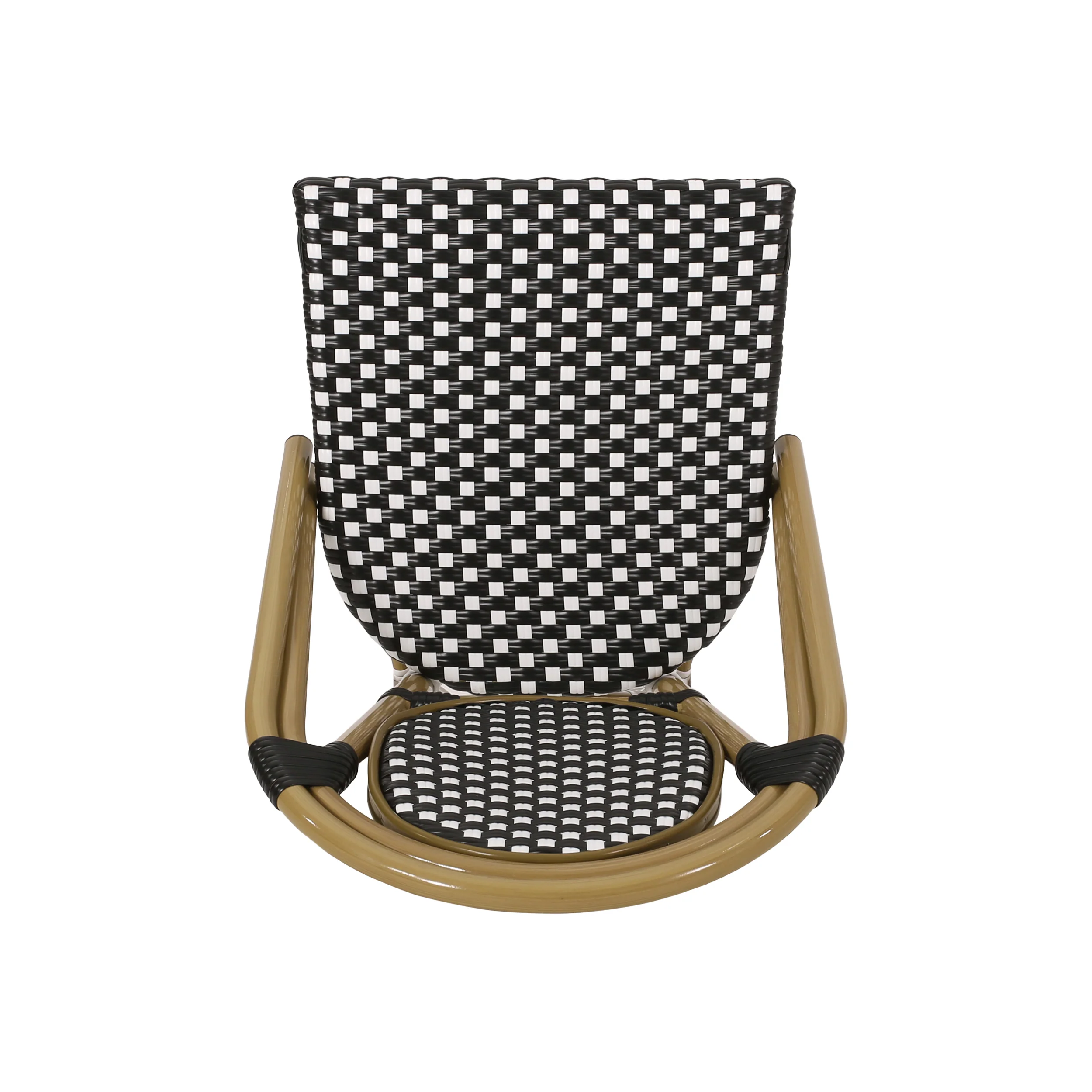 Kazaria Outdoor French Bistro Chairs (Set of 2) - furnishings