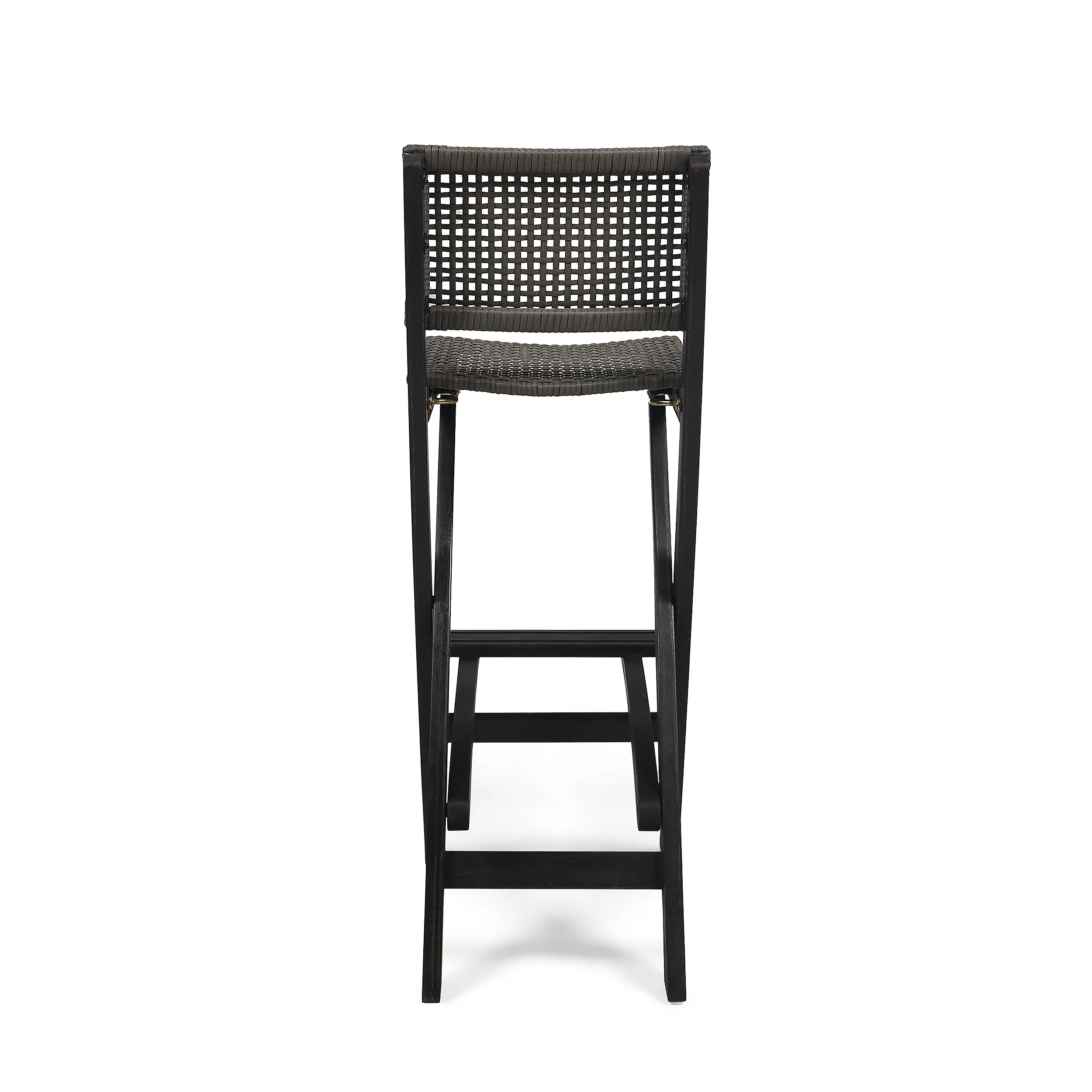 Elizabeth Outdoor Folding Acacia Wood Barstools (Set of 4) - furnishings
