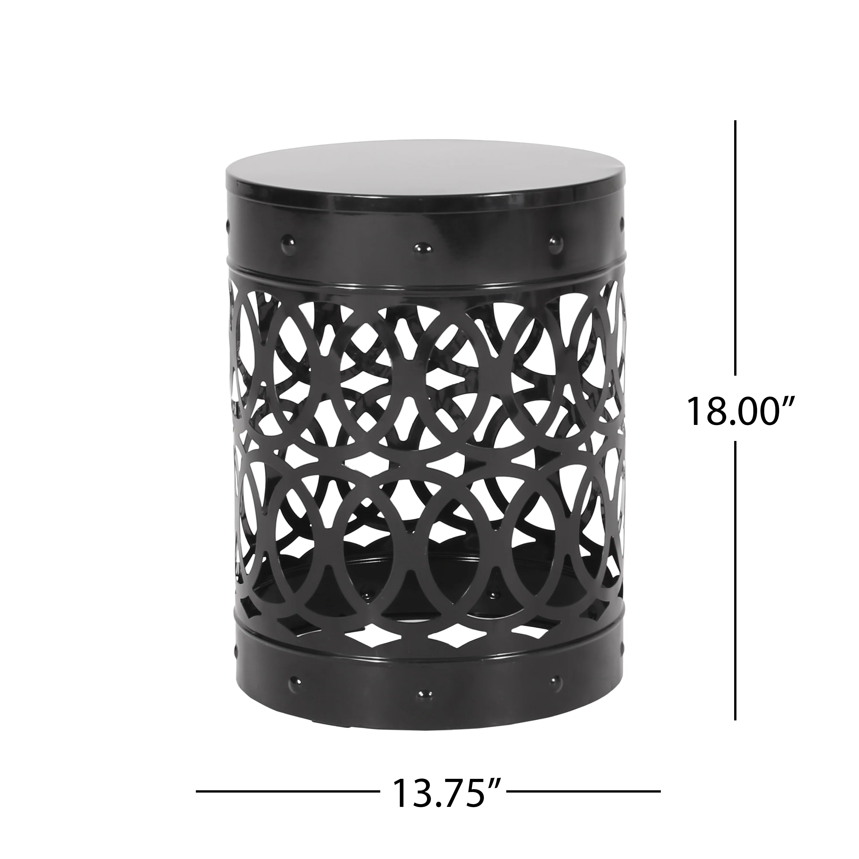 Pellerin Outdoor Metal Side Table - furnishings