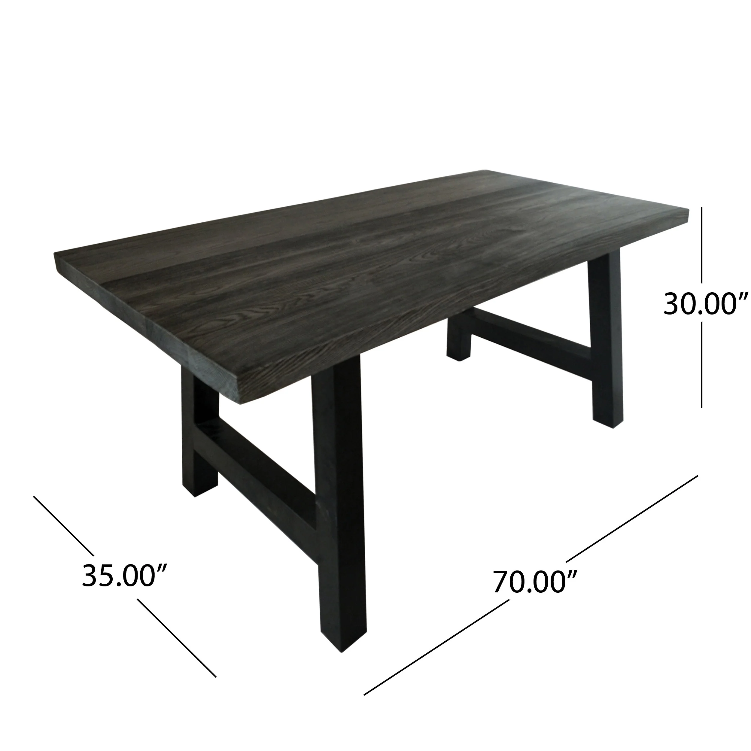 Edward Outdoor Light Weight Concrete Dining Table - furnishings