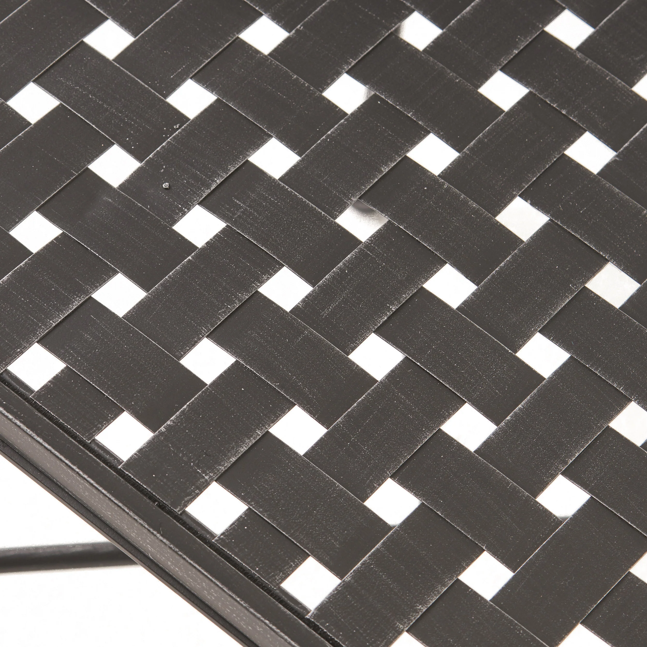 Kent Outdoor Black Iron Side Table - furnishings