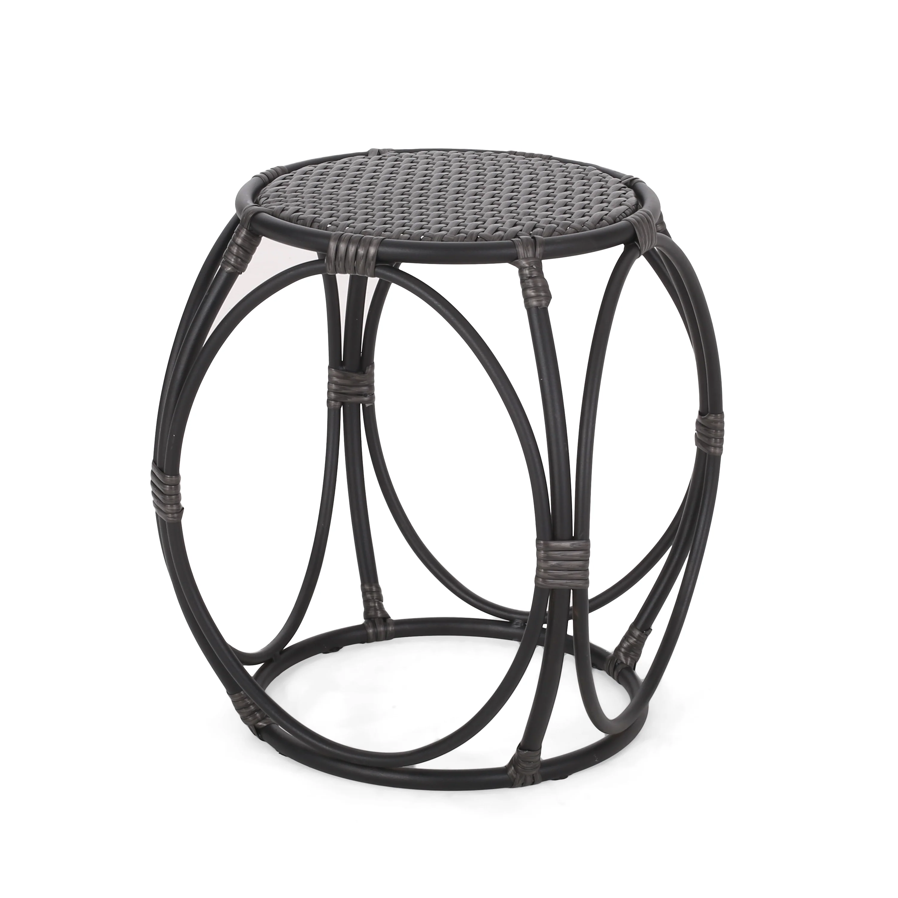 Coston Outdoor Wicker Side Table - furnishings
