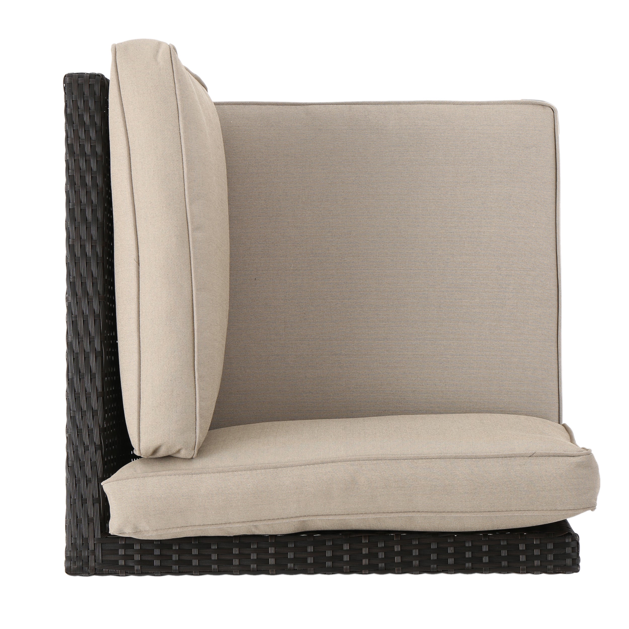 Reddington 12pc Outdoor Wicker Sectional Sofa Set w/ Cushions - furnishings
