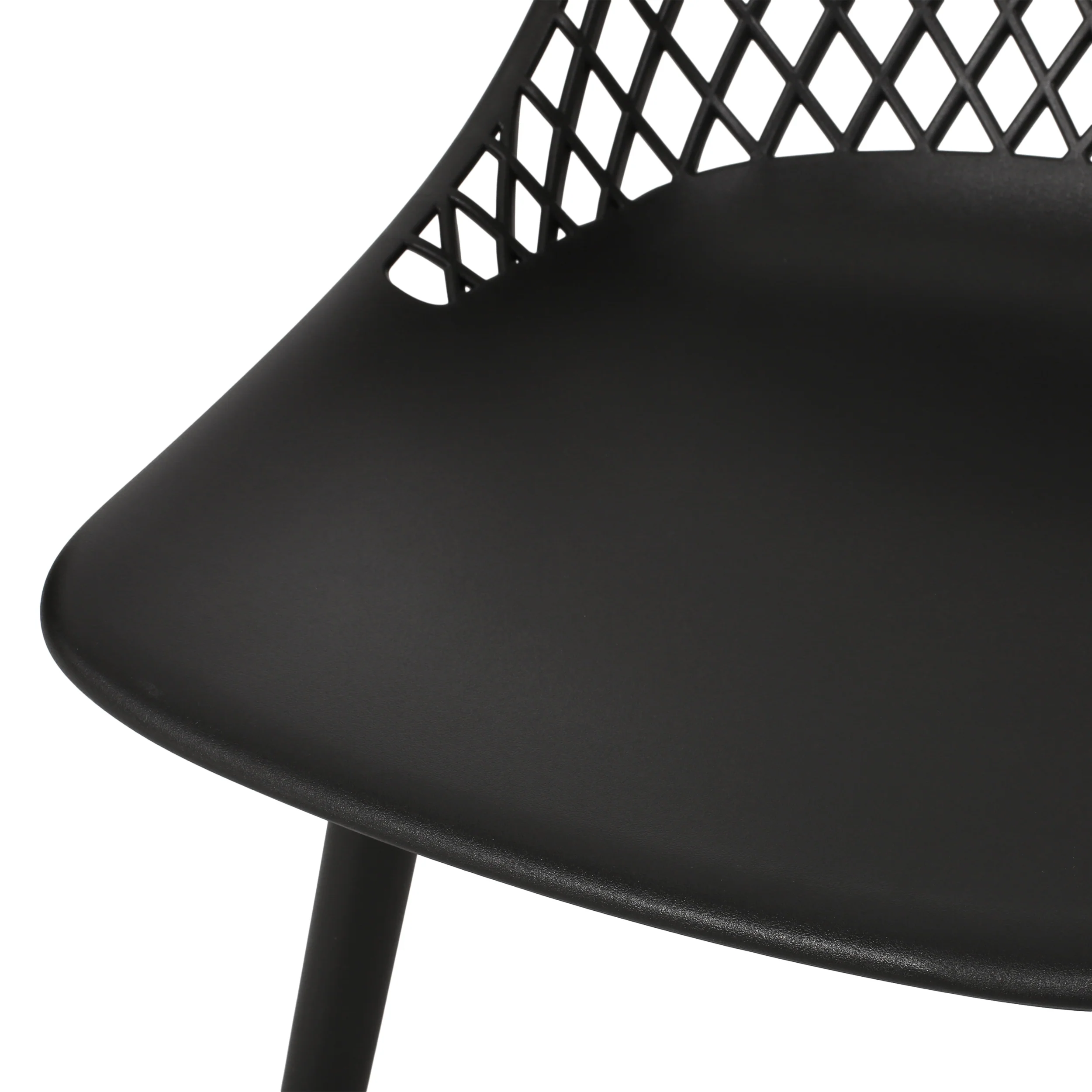 Lucy Outdoor Modern Dining Chair (Set of 4) - furnishings