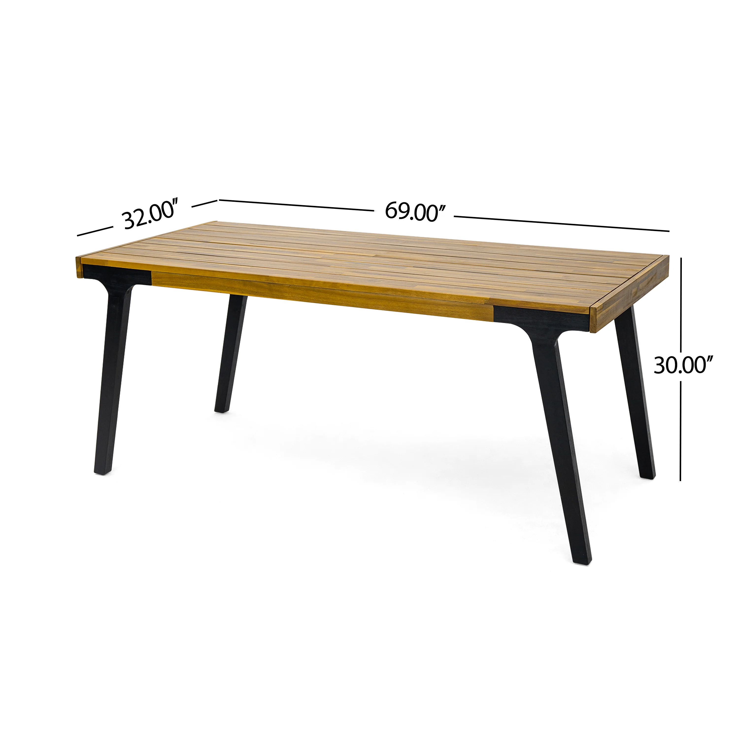 Bellamir Outdoor Acacia Wood Dining Table Single - furnishings
