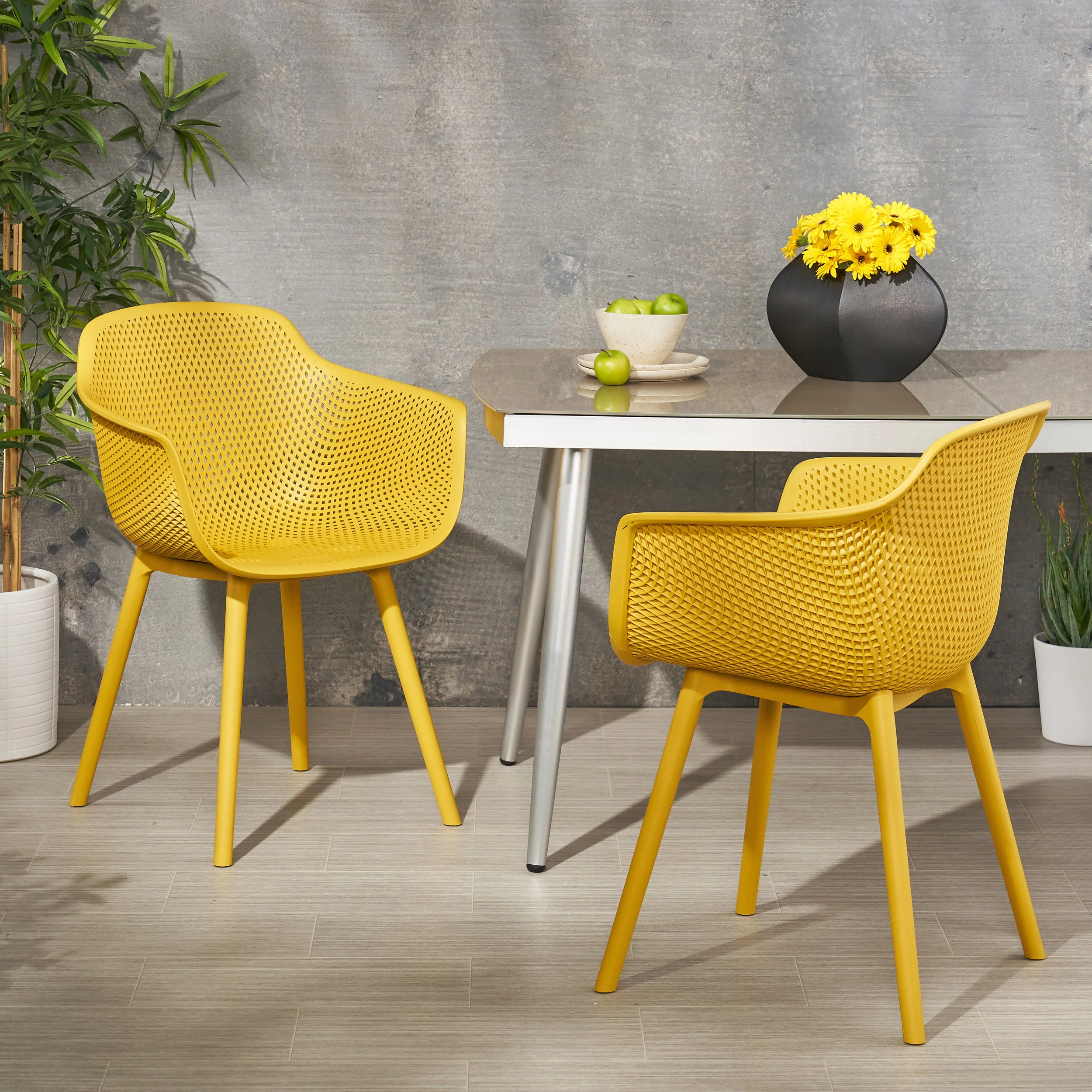 Barbados Outdoor Modern Dining Chairs - furnishings