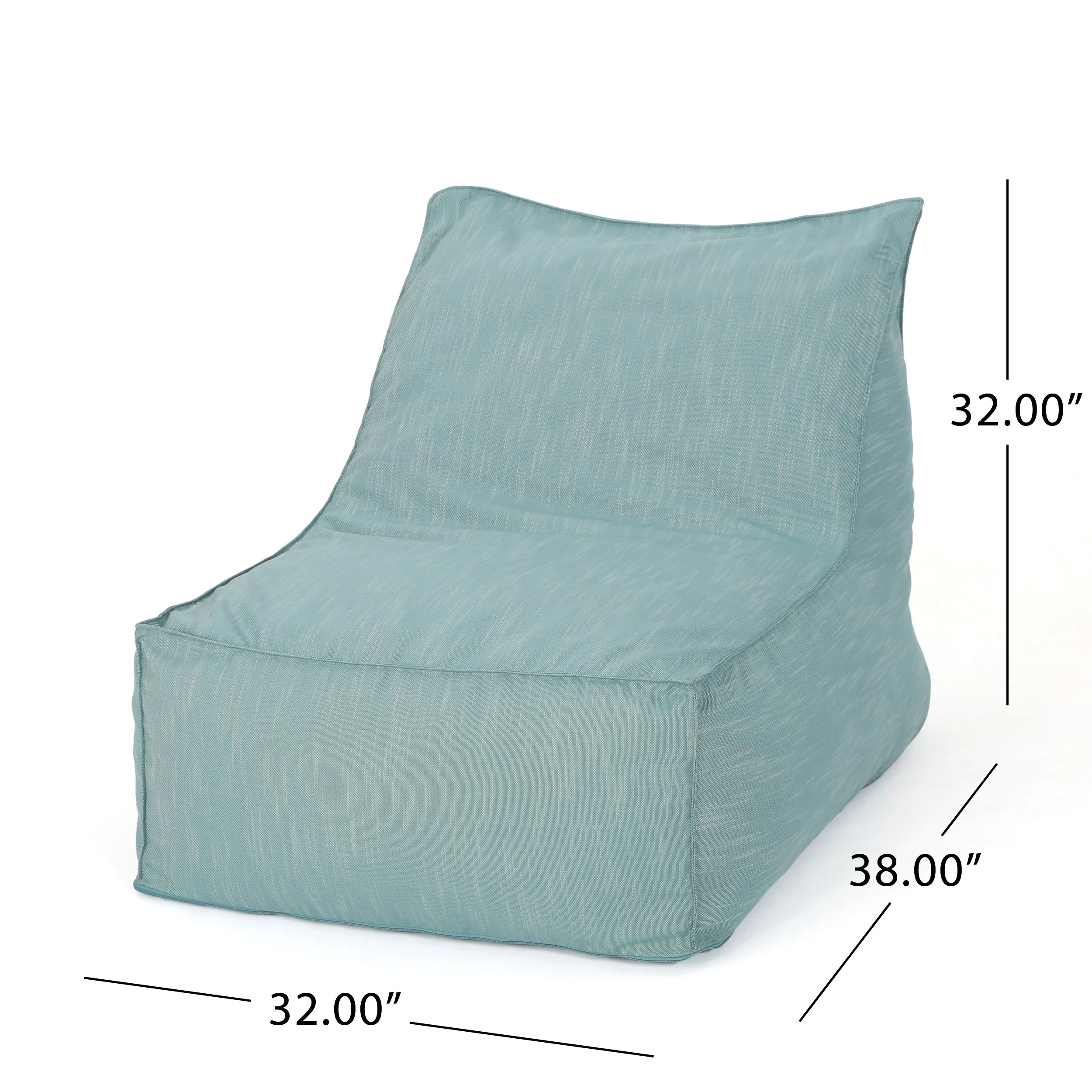 Tulum Outdoor Water Resistant Fabric Bean Bag Lounger - furnishings
