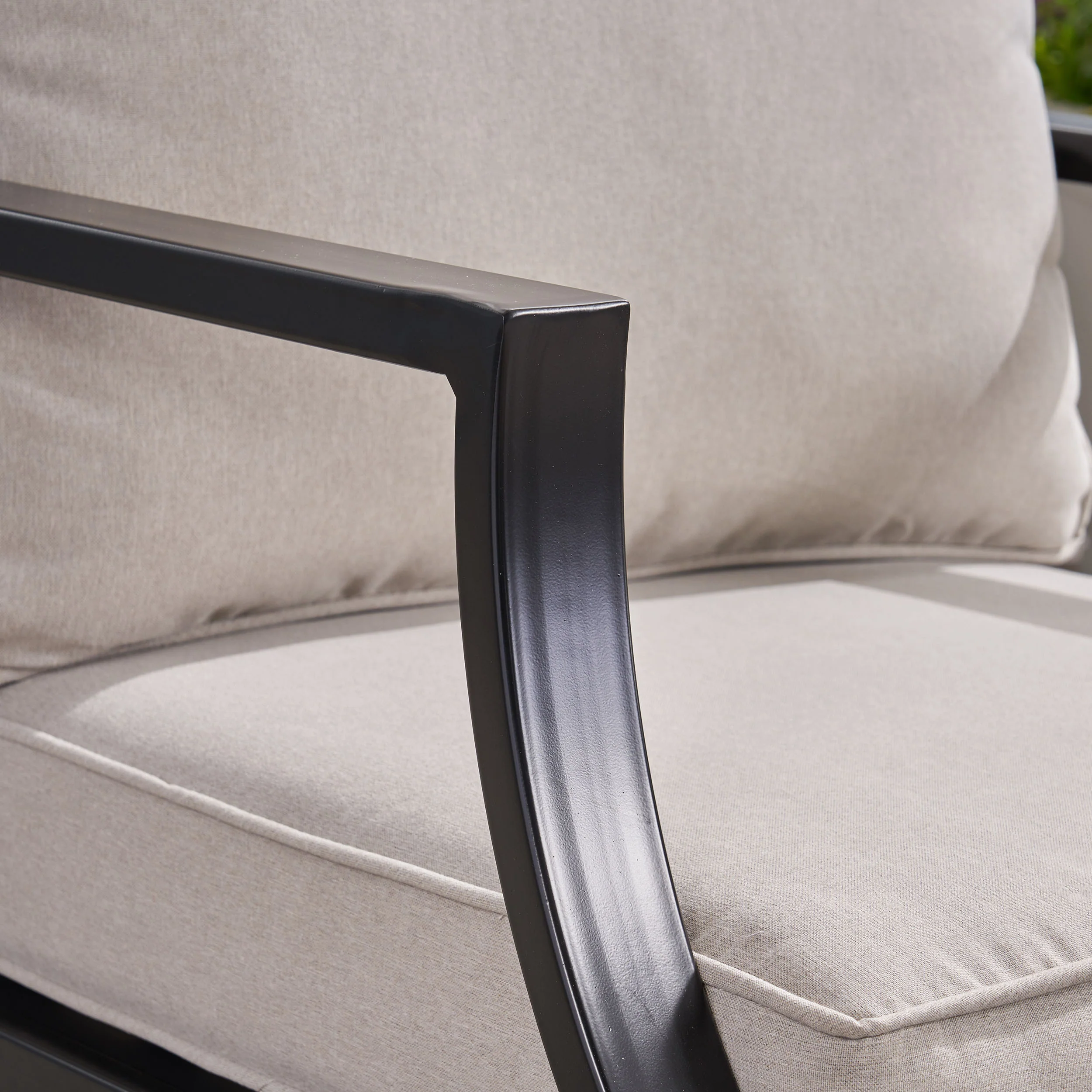 Carlson Diego Outdoor Aluminum Loveseat and Coffee Table Set - furnishings