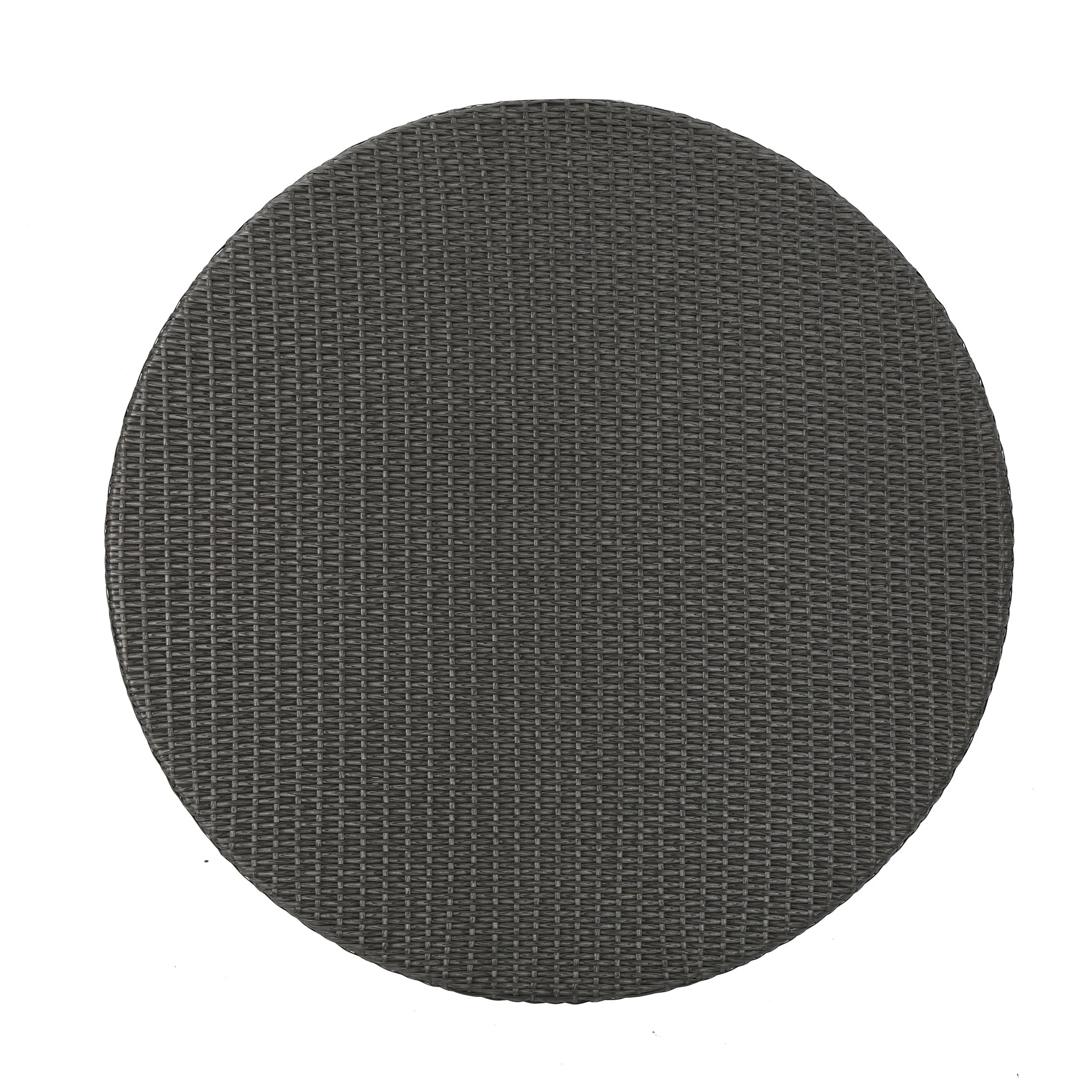 Dunedain Outdoor Round Wicker Dining Table - furnishings