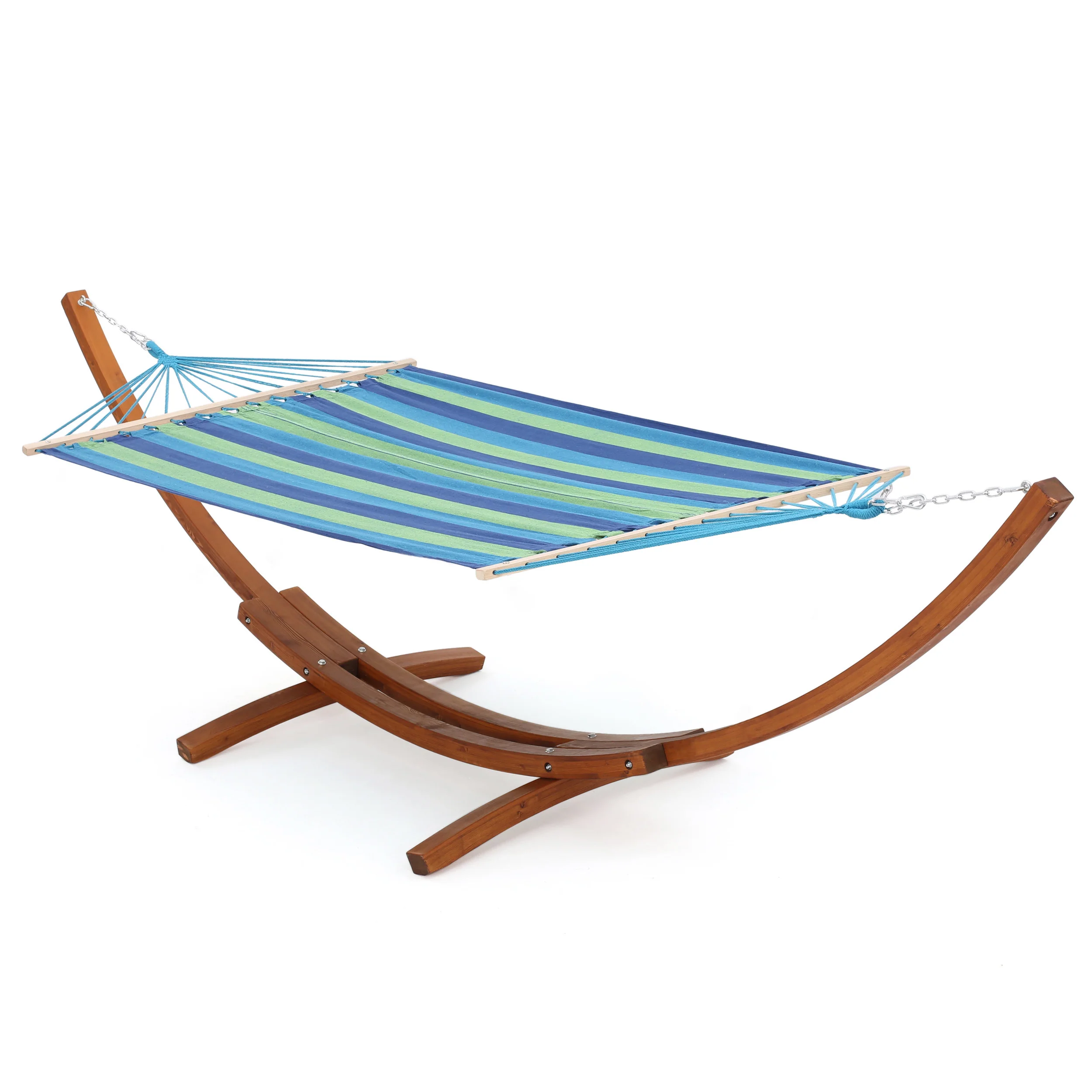 Weston Outdoor Hammock w/ Wooden Base - furnishings