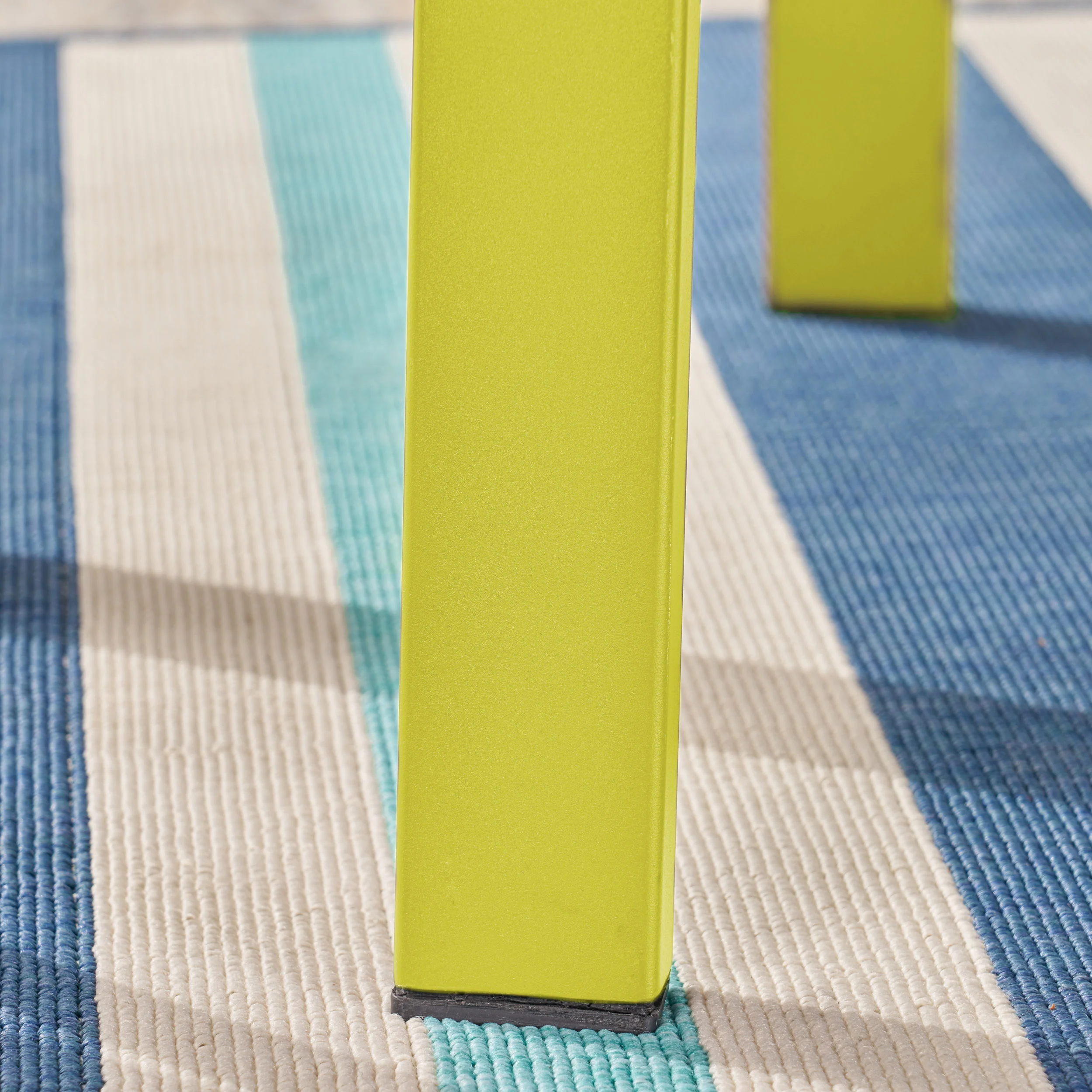 Larson Outdoor Bistro Set, Matte Lime Green - furnishings