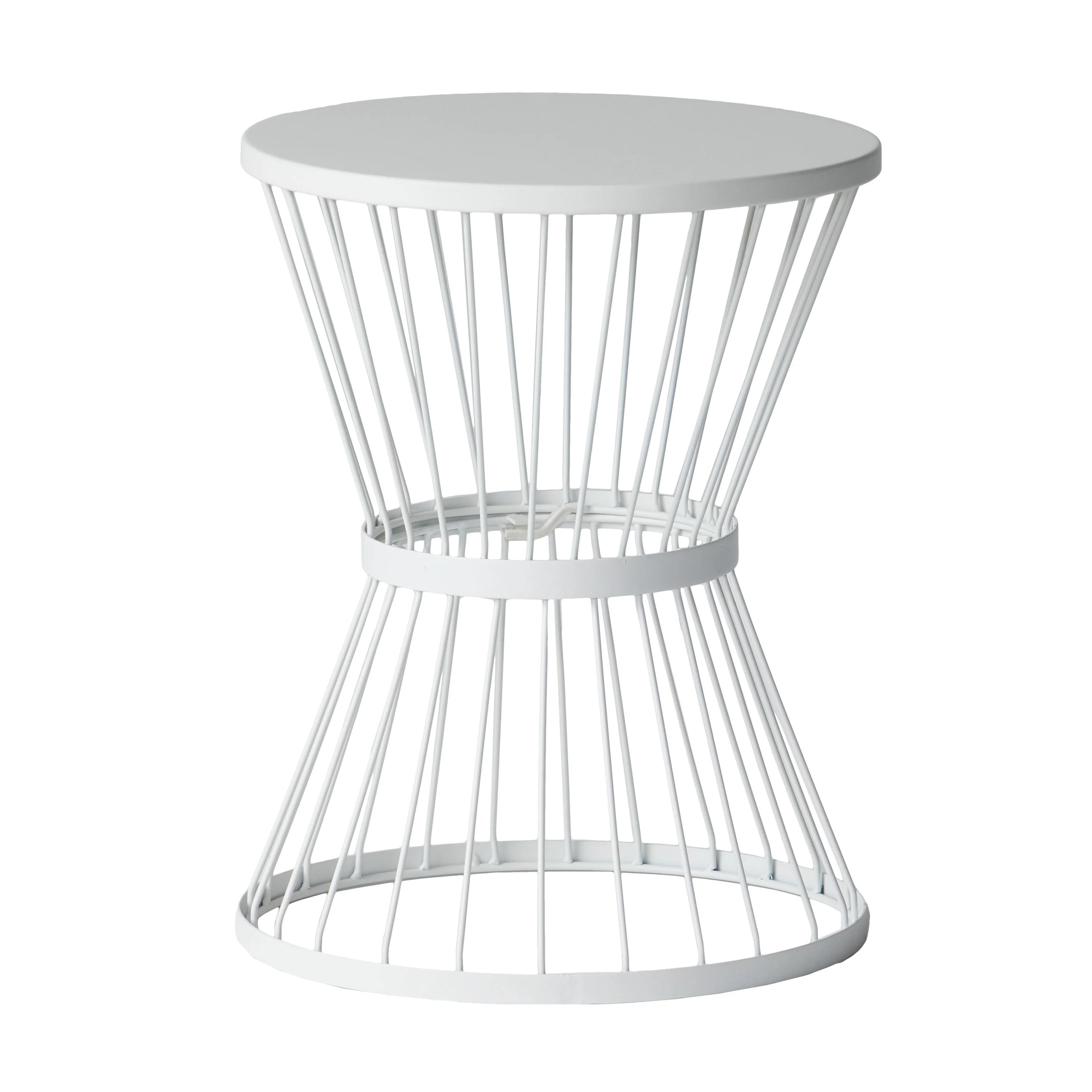 Fern Outdoor 16 Inch Iron Side Table - furnishings