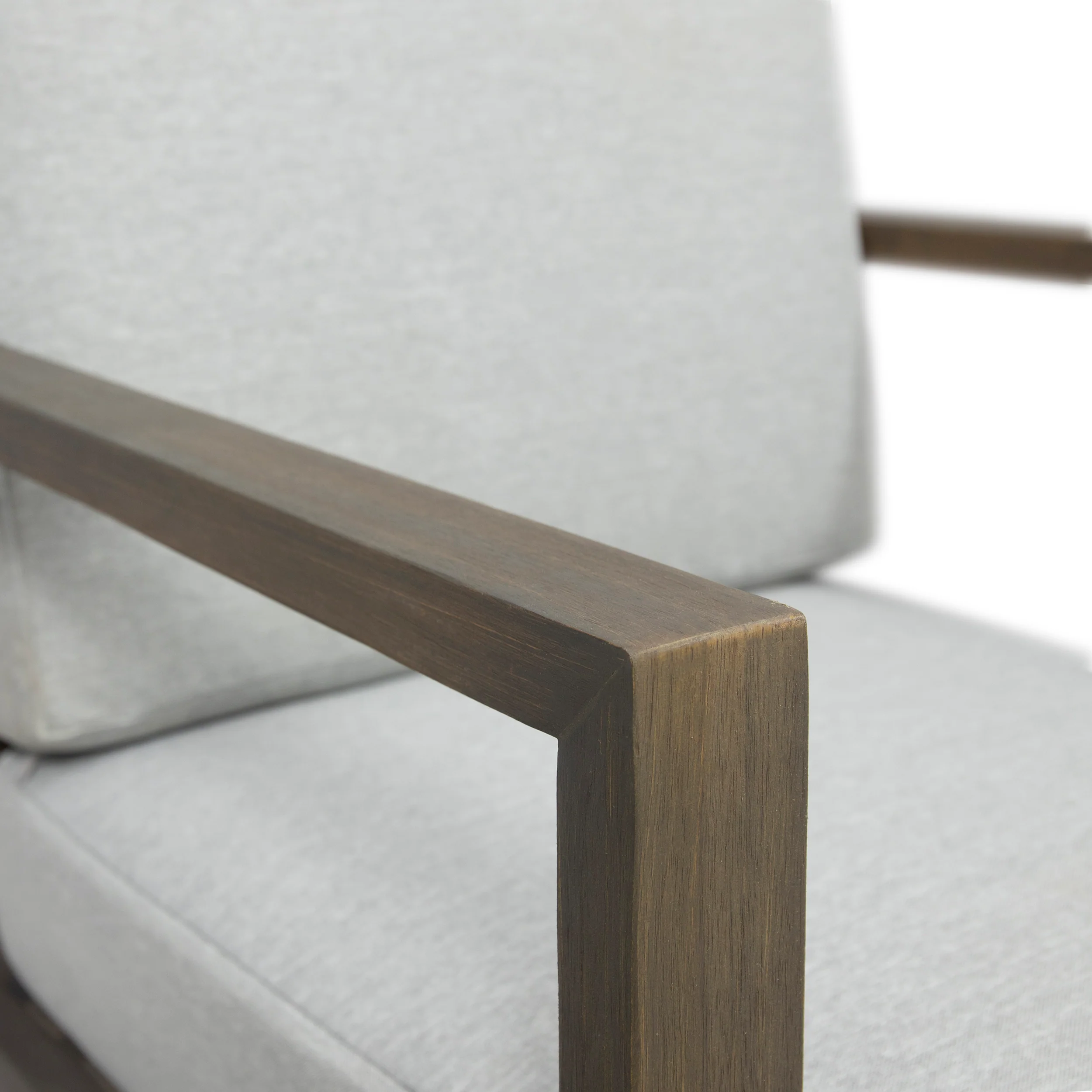 Silla Outdoor Acacia Wood Club Chair with Cushion - furnishings